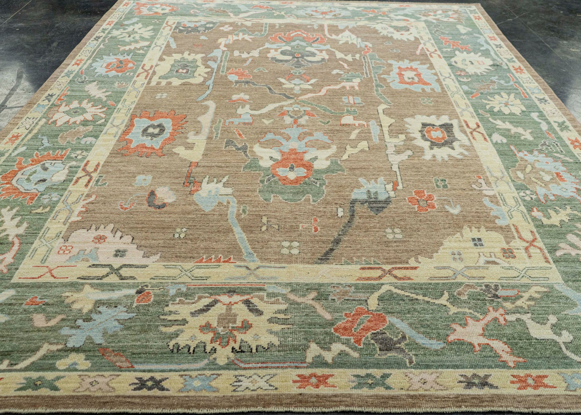 Oushak Rug 9'2" x 12'11" #23627