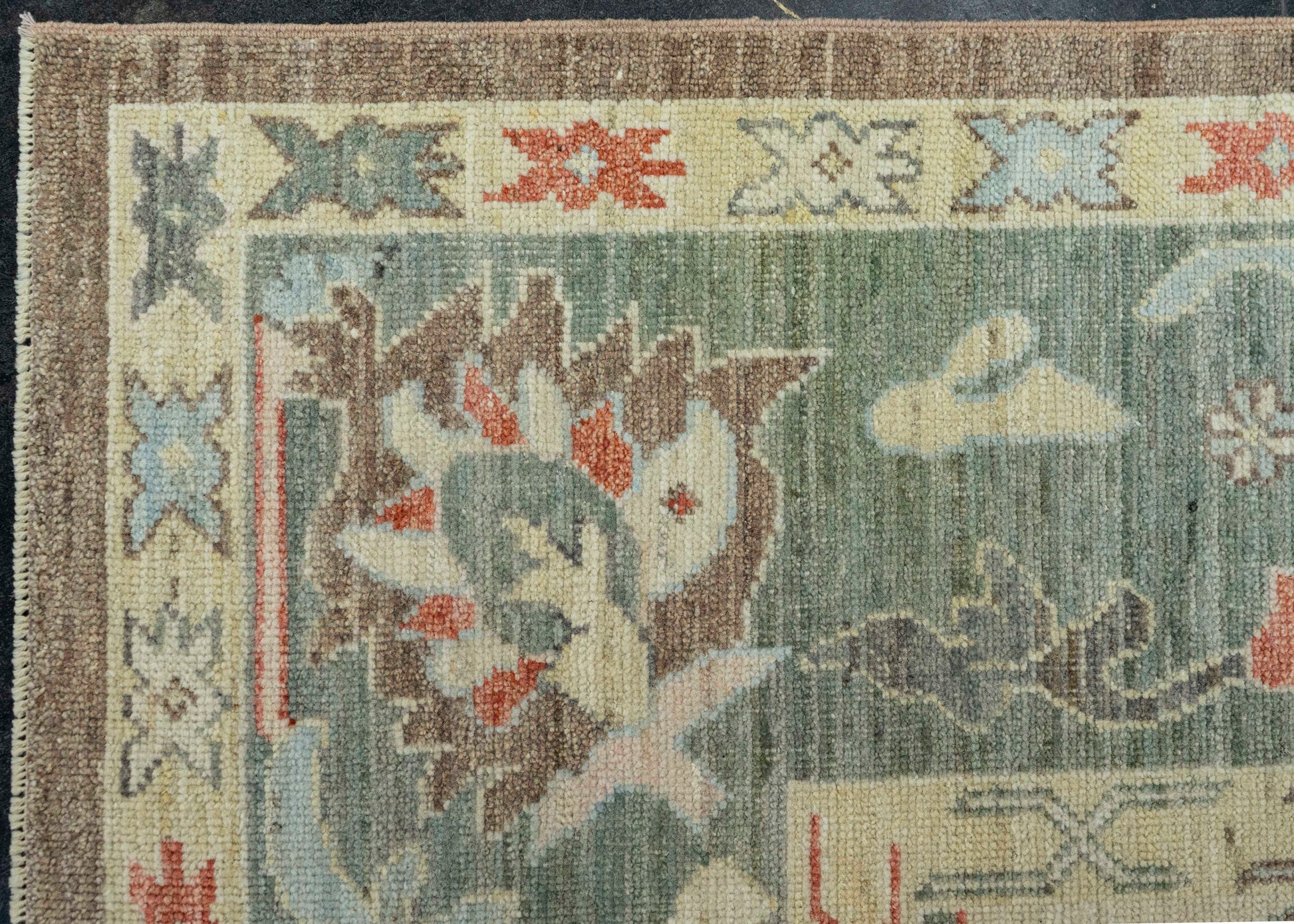 Oushak Rug 9'2" x 12'11" #23627