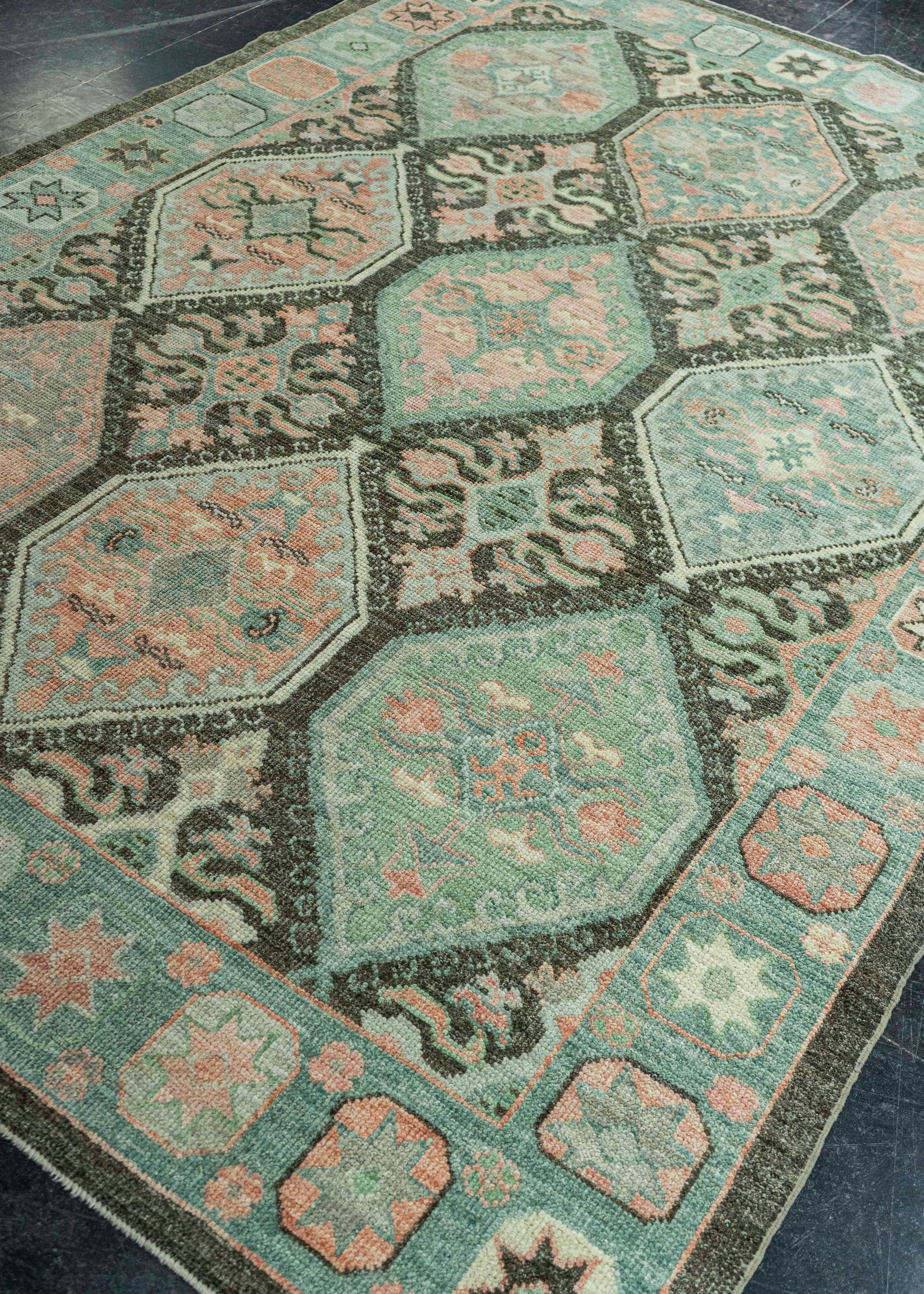 Turkish Oushak Rug 6'2" x 8'10" #20054