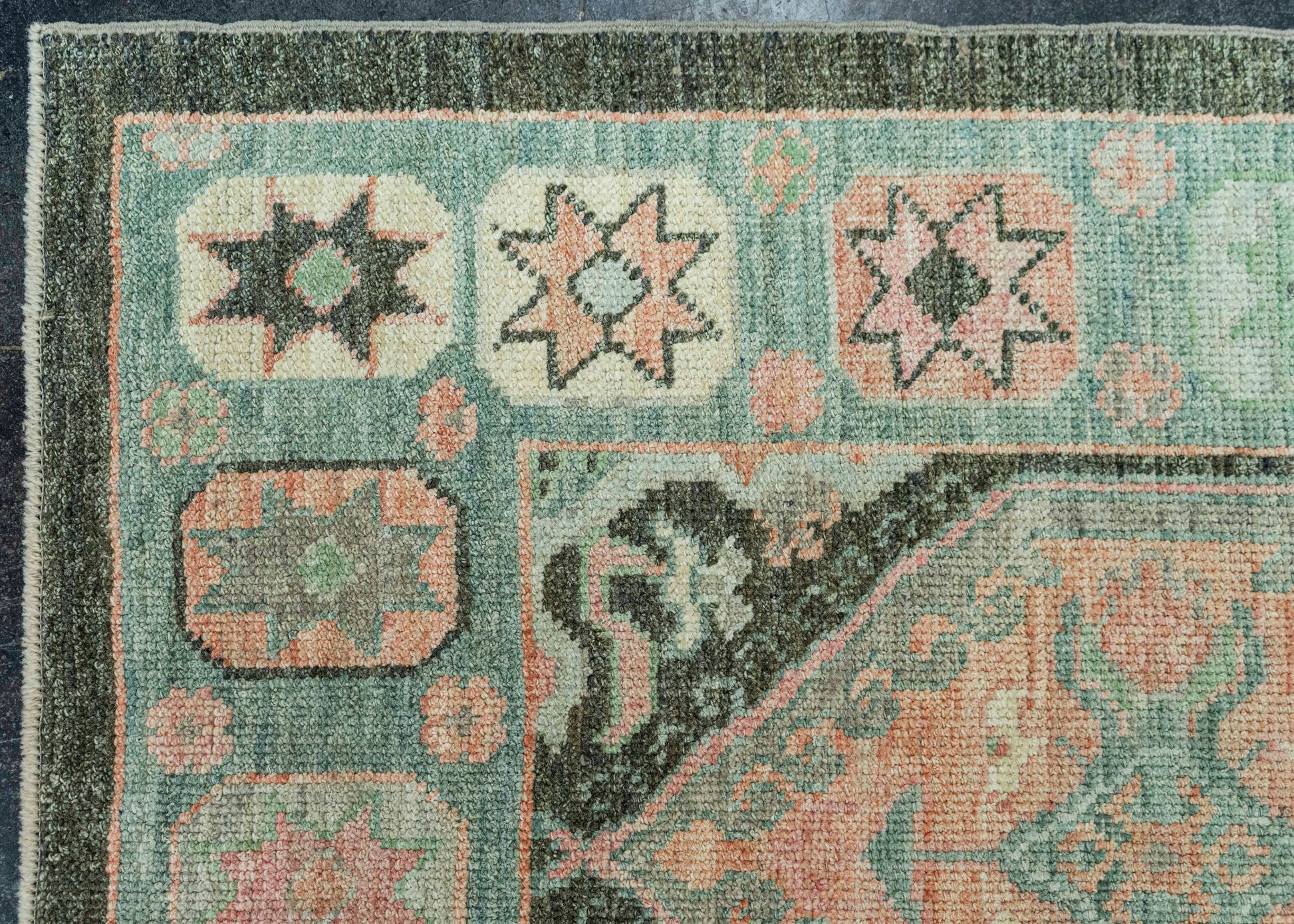 Turkish Oushak Rug 6'2" x 8'10" #20054