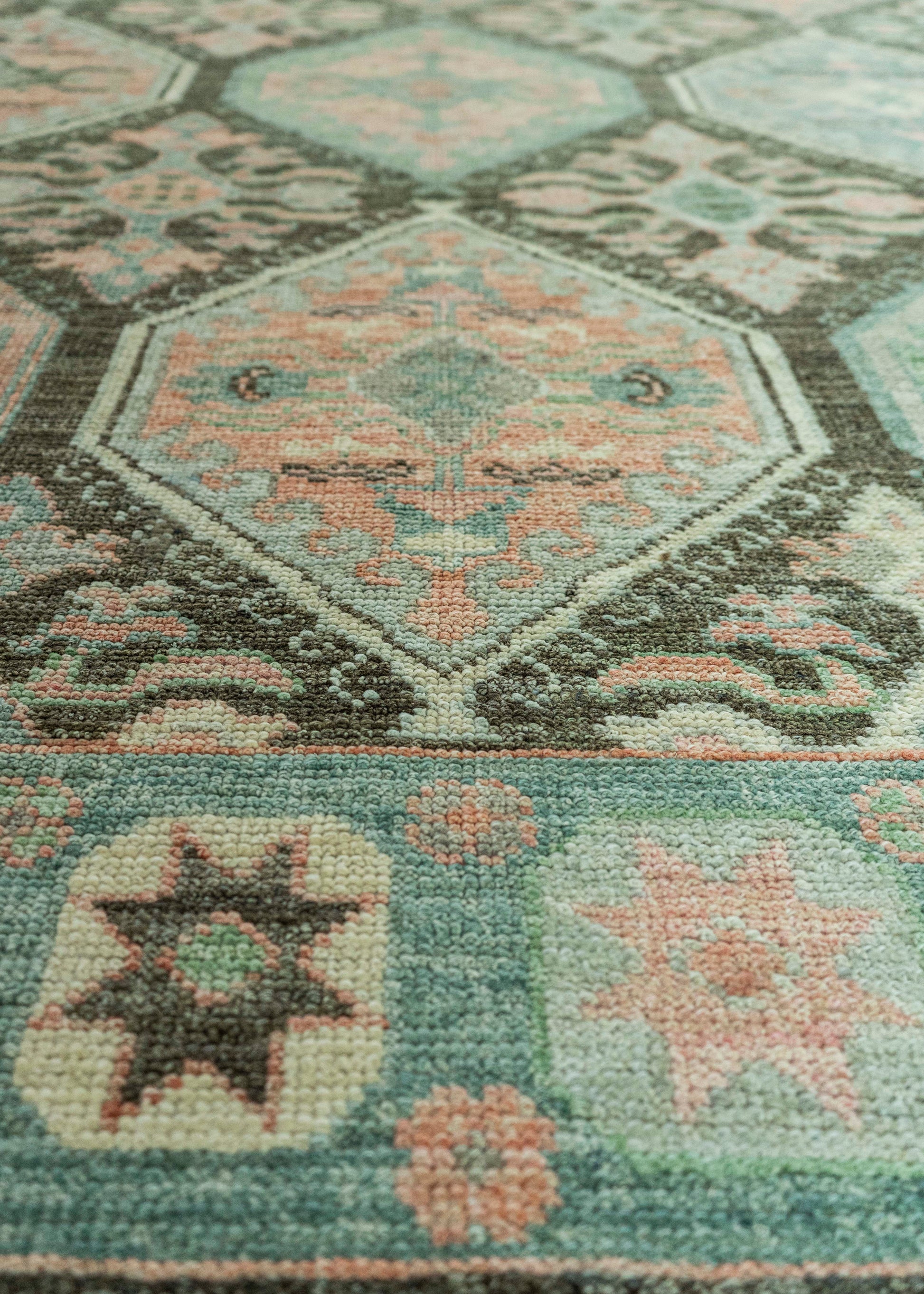 Turkish Oushak Rug 6'2" x 8'10" #20054