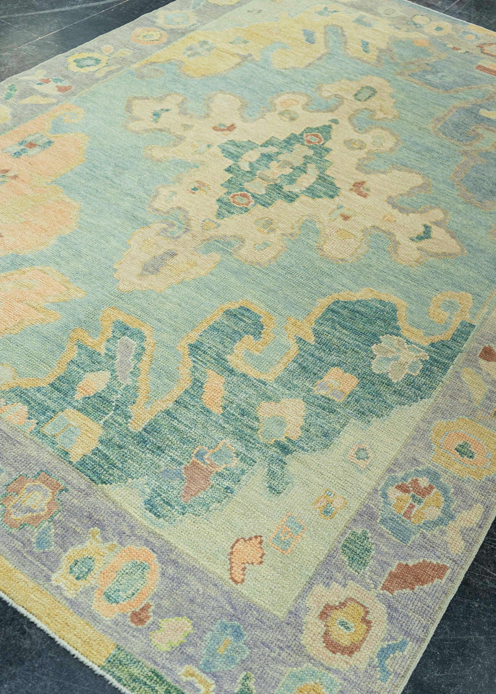 Turkish Oushak Rug 5'11" x 8'11" #19233