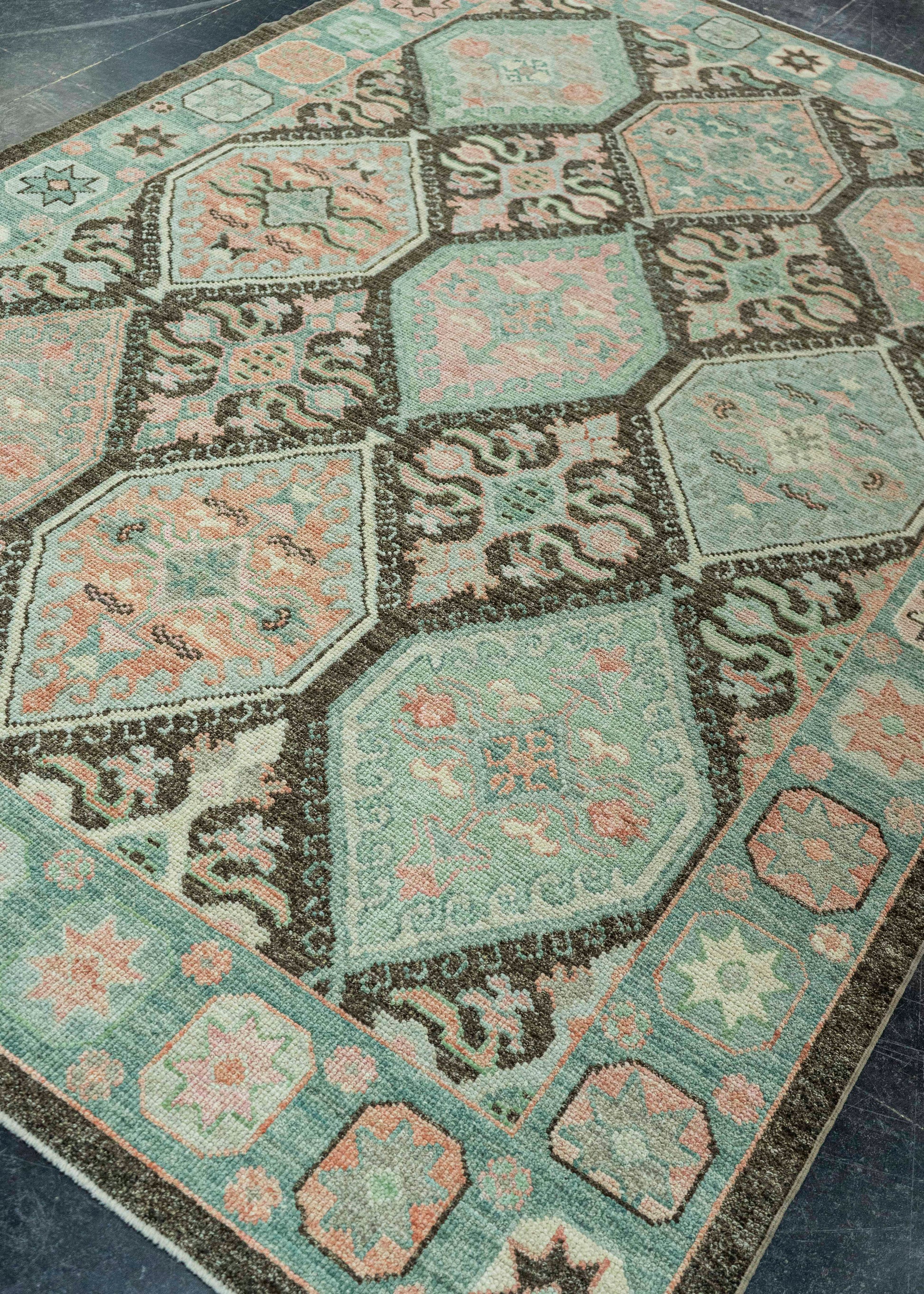 Turkish Oushak Rug 6'1" x 8'10" #20051