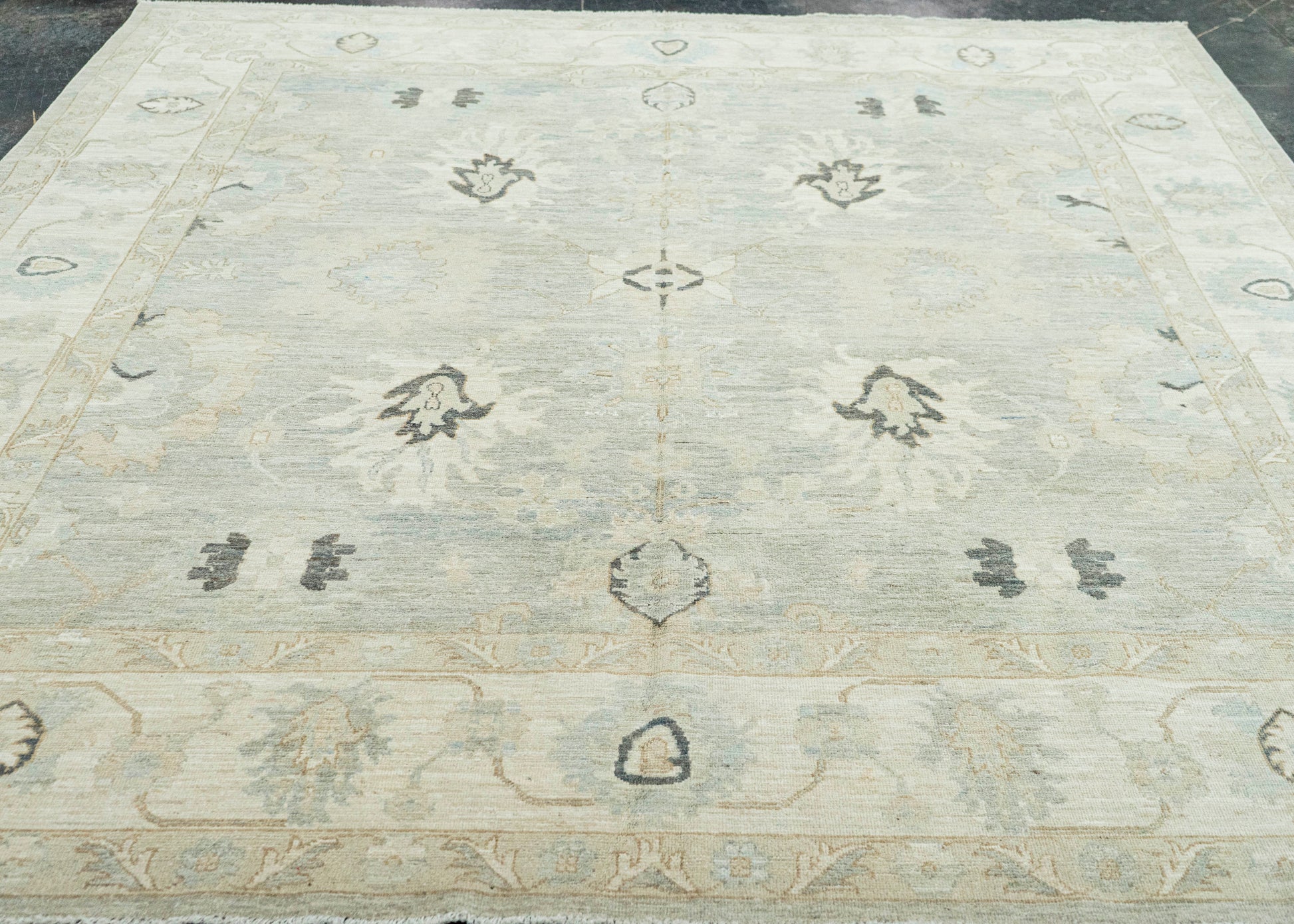 Oushak Square Rug 8'11" x 9'4" #22687
