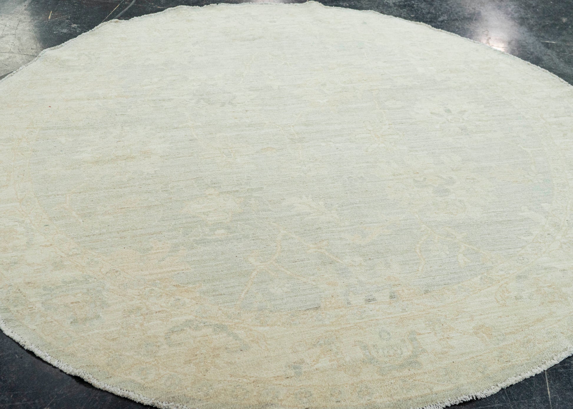Oushak Round Rug 8' x 8' #22694
