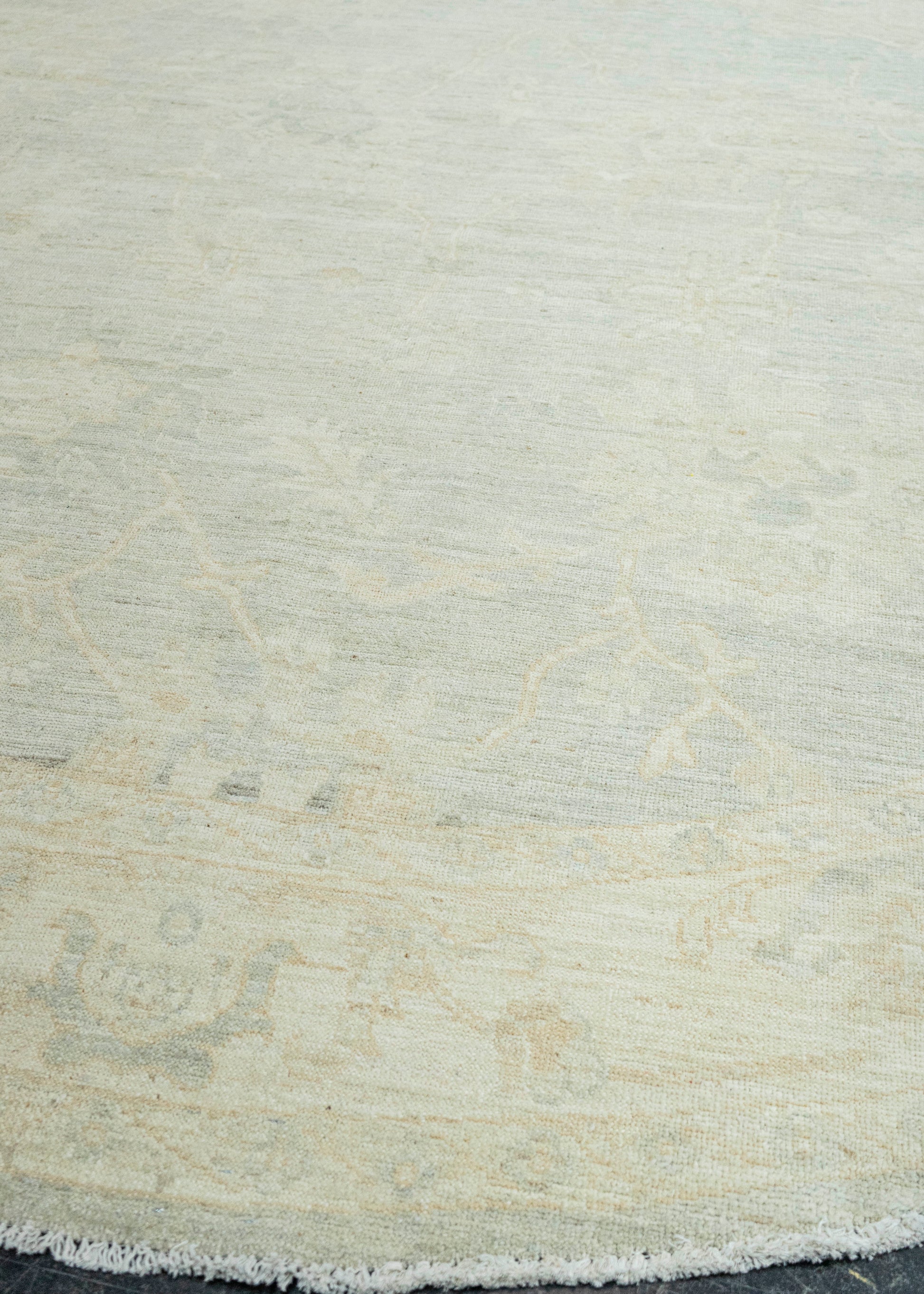Oushak Round Rug 8' x 8' #22694
