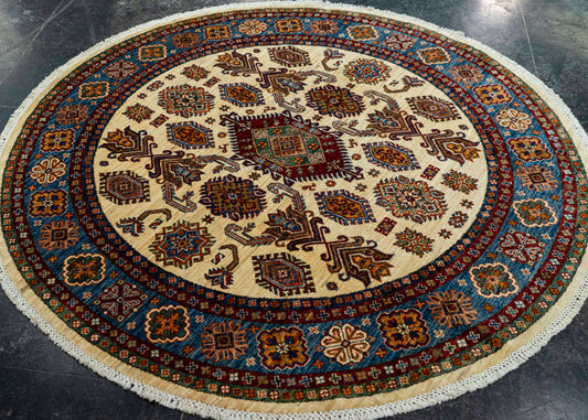 Square Oriental Handmade Rug  5'10" x 5'10" #22882