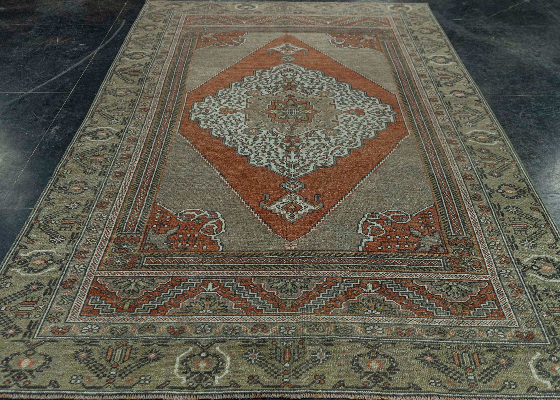 Turkish Vintage Rug 6'1" x 10' #20591