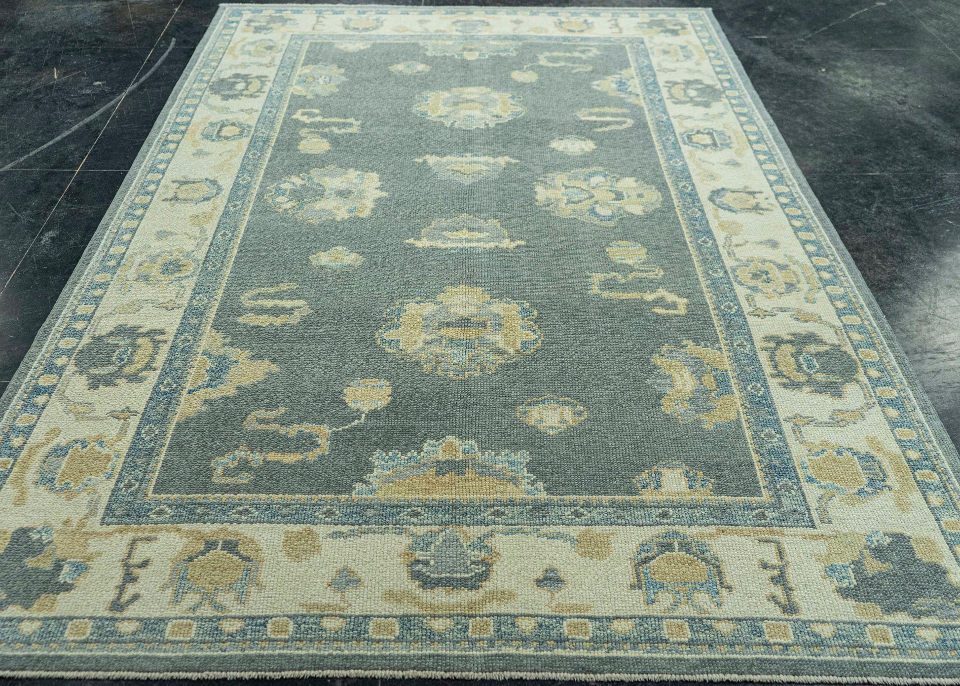 Turkish Oushak Rug 6' x 9'7" #19105