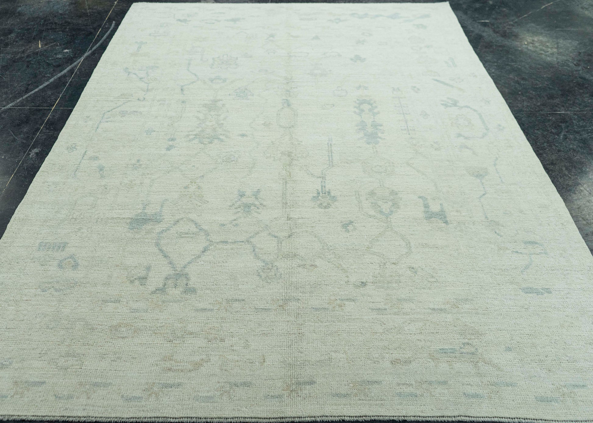 Turkish Oushak Rug 6'1" x 9'2" #19401