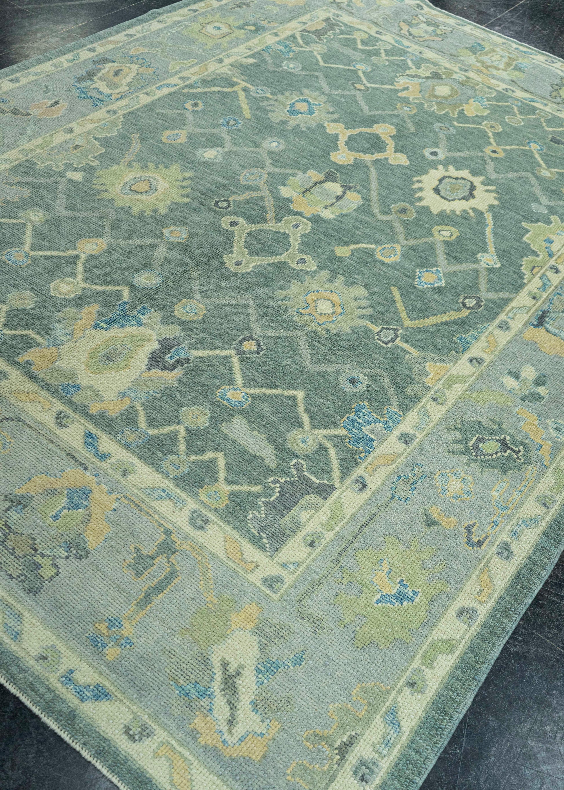 Turkish Oushak Rug 6'7" x 9' #19060