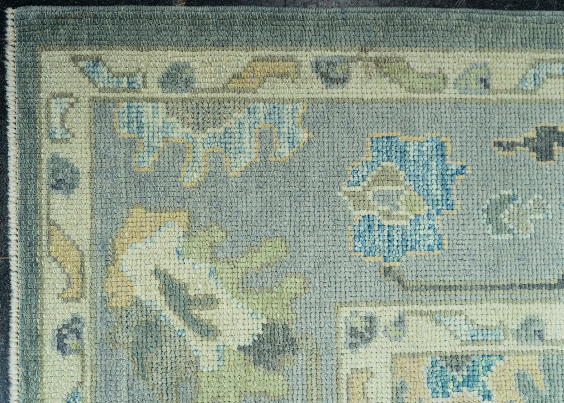 Turkish Oushak Rug 6'7" x 9' #19060
