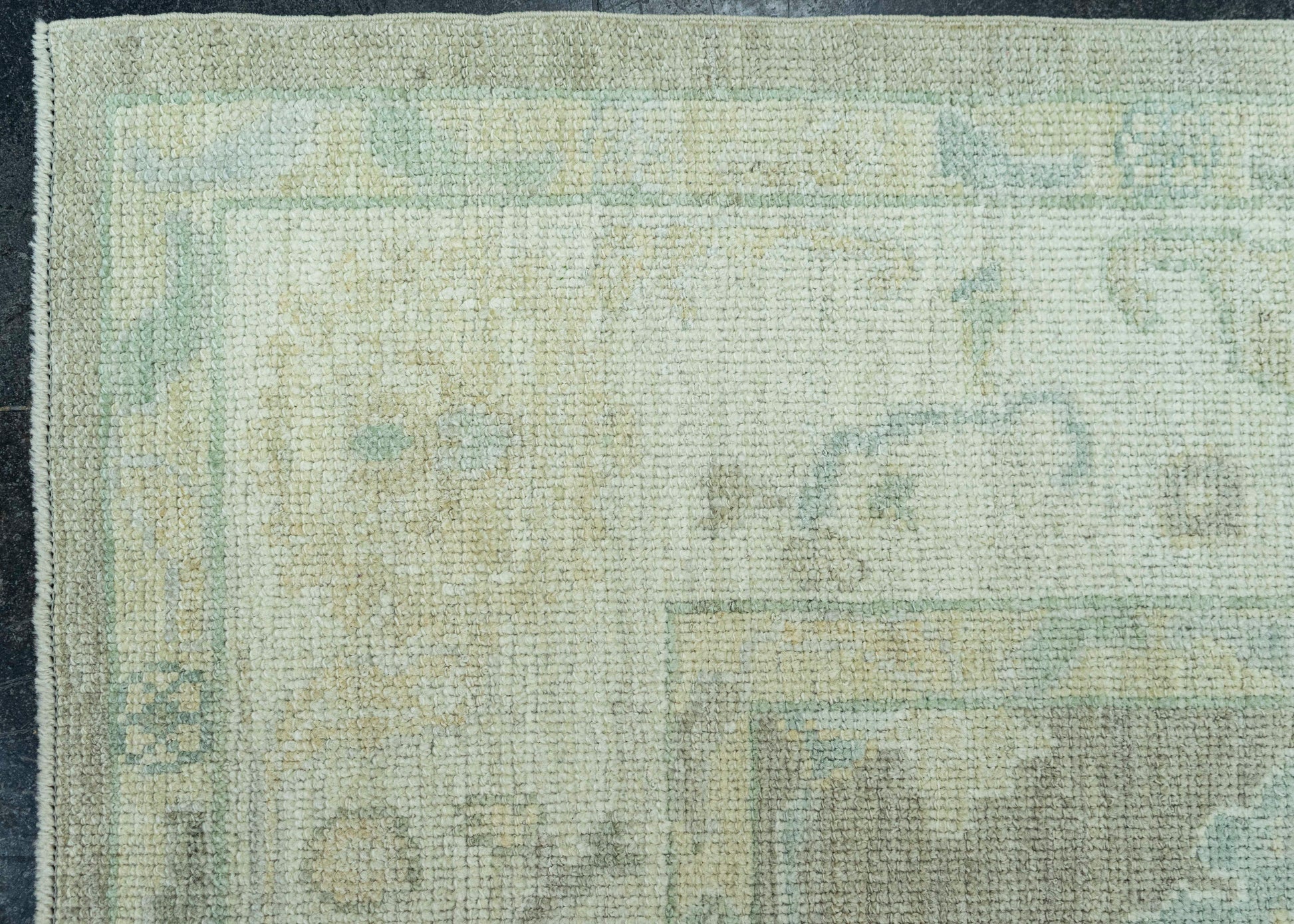 Turkish Oushak Rug 6'2" x 8'9" #19316