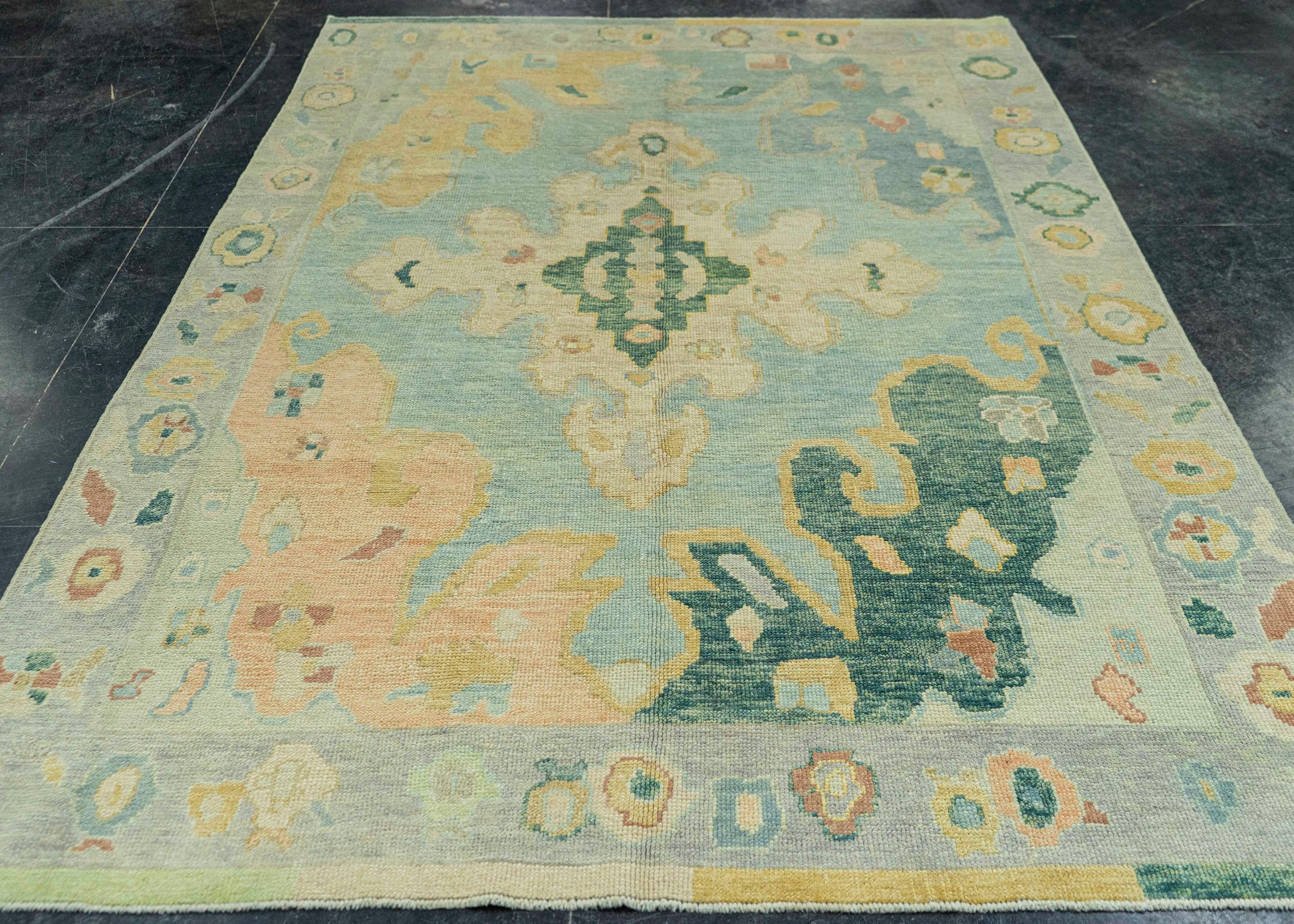 Turkish Oushak Rug 6' x 8'11" #19151