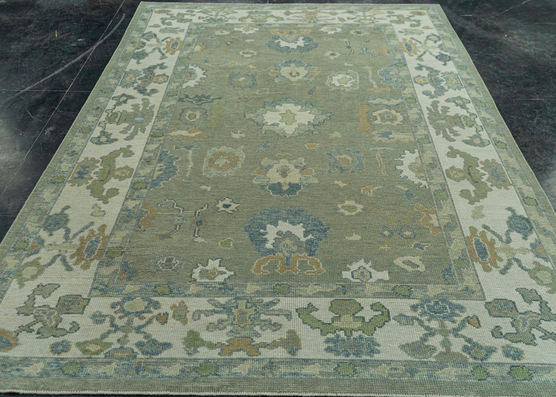 Turkish Oushak Rug 6'1" x 9'1" #19127