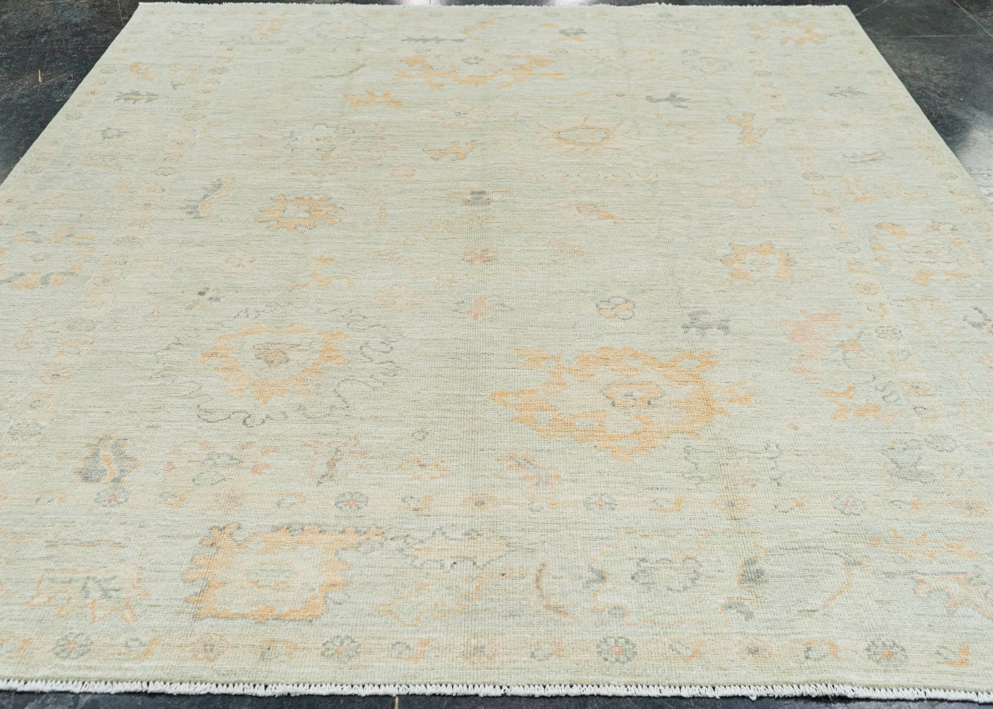 Oushak Square Rug 8'2" x 8'11" #22852