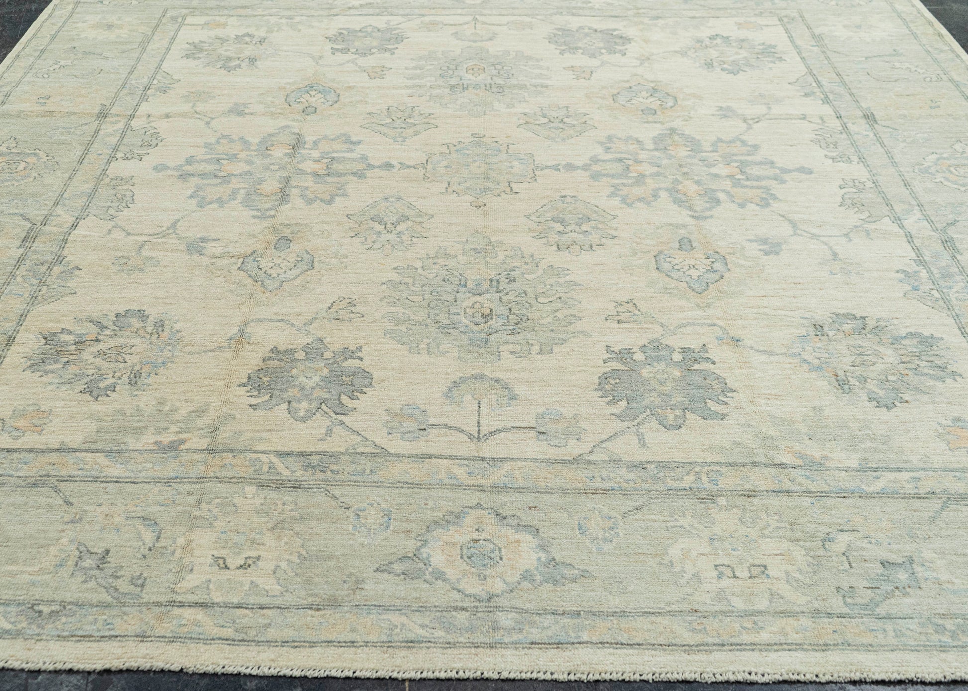 Oushak Square Rug 9'4" x 9' #22699