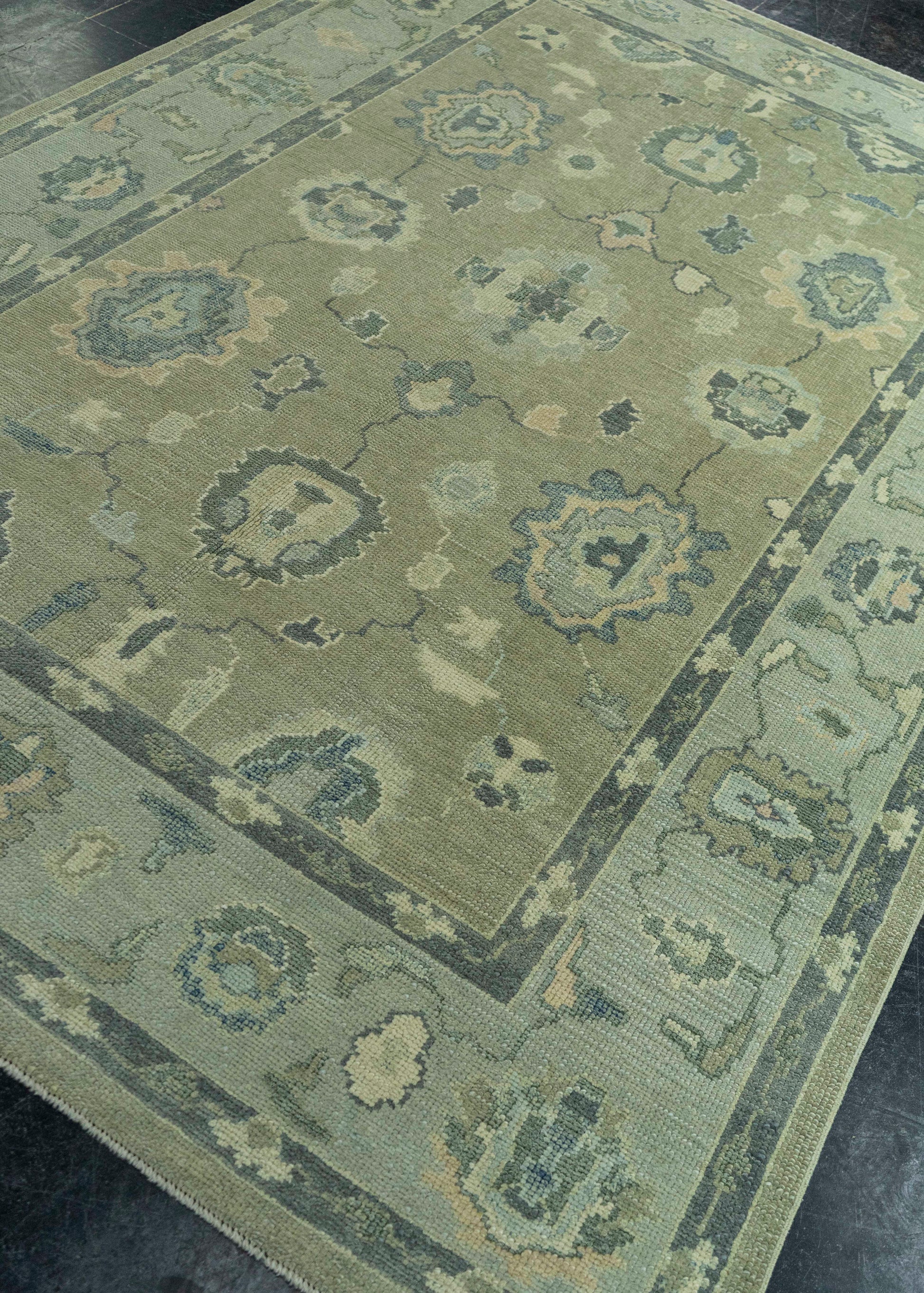 Turkish Oushak Rug 6'1" x 9'1" #19162