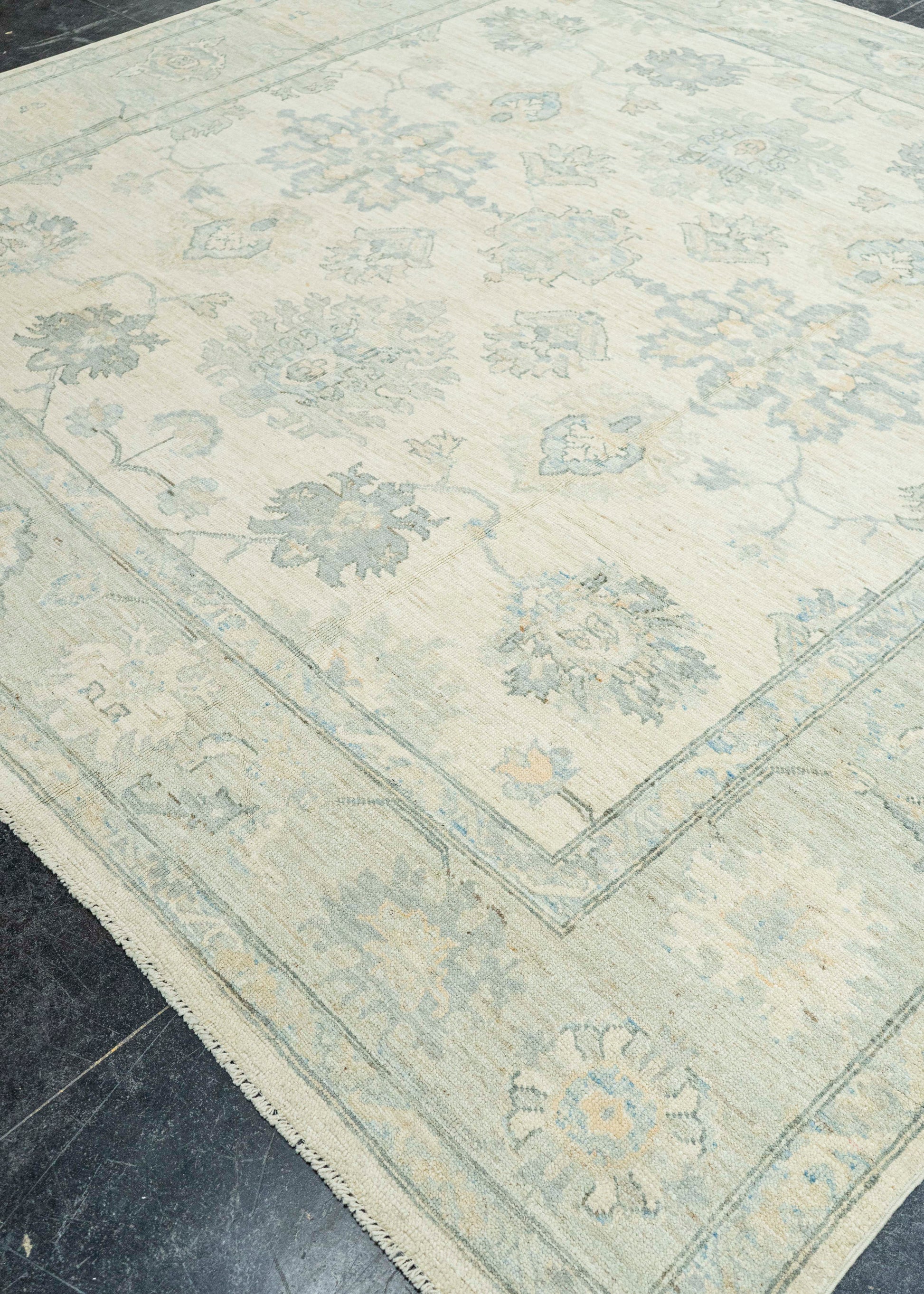Oushak Square Rug 9'4" x 9' #22699