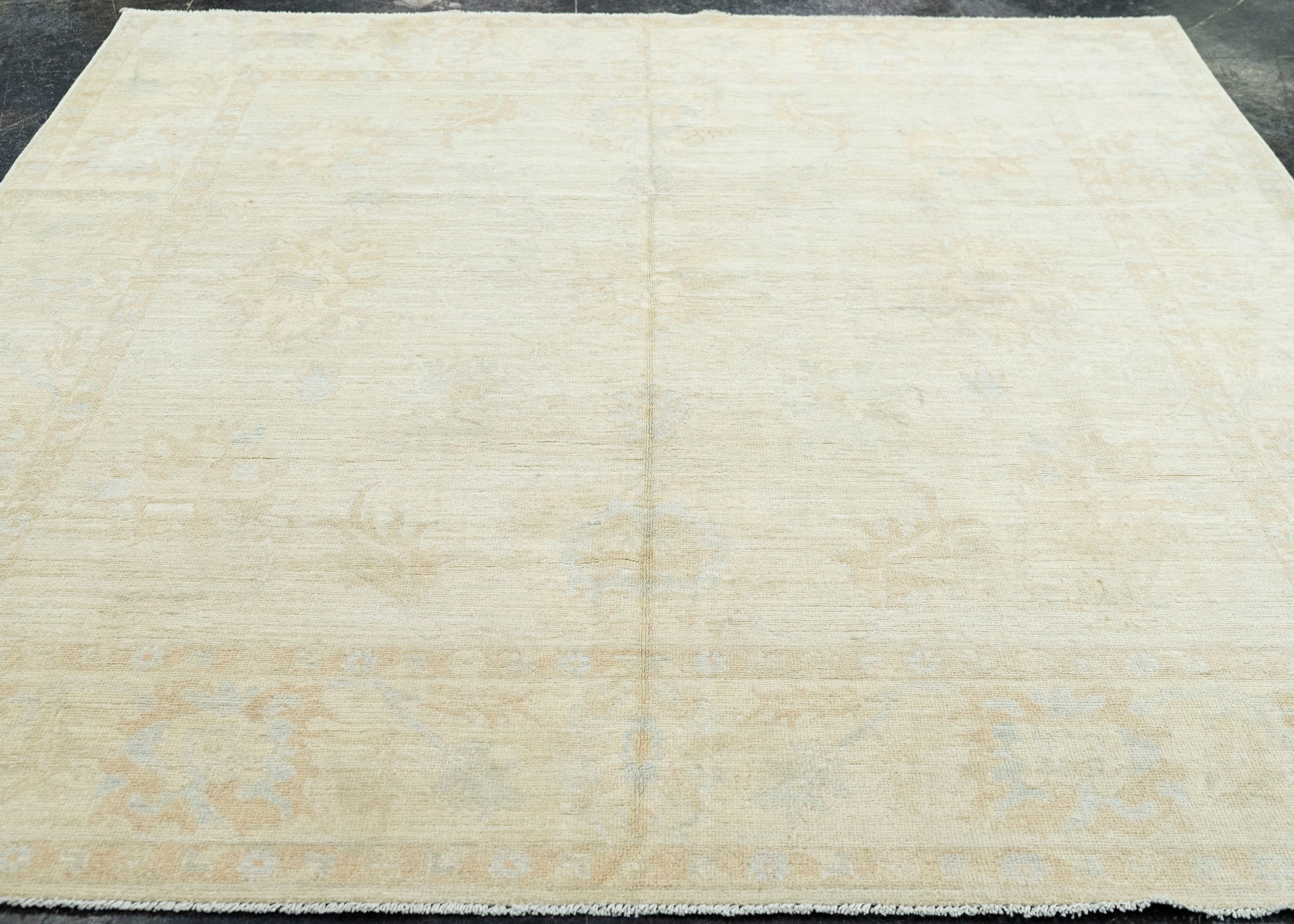Oushak Square Rug 8' x 8'1" #22747