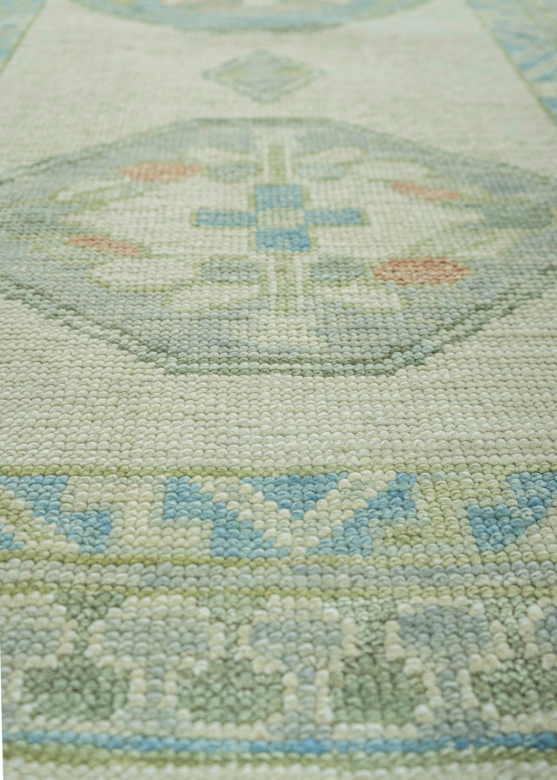 Turkish Oushak Rug 2'8" x 9'4" #19032
