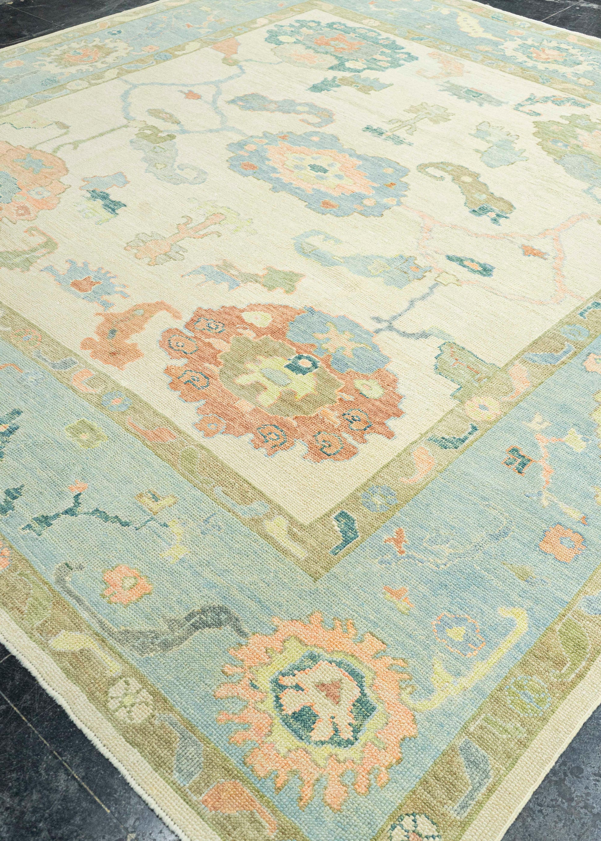 Turkish Oushak Rug 9'10" x 10'6" #22175