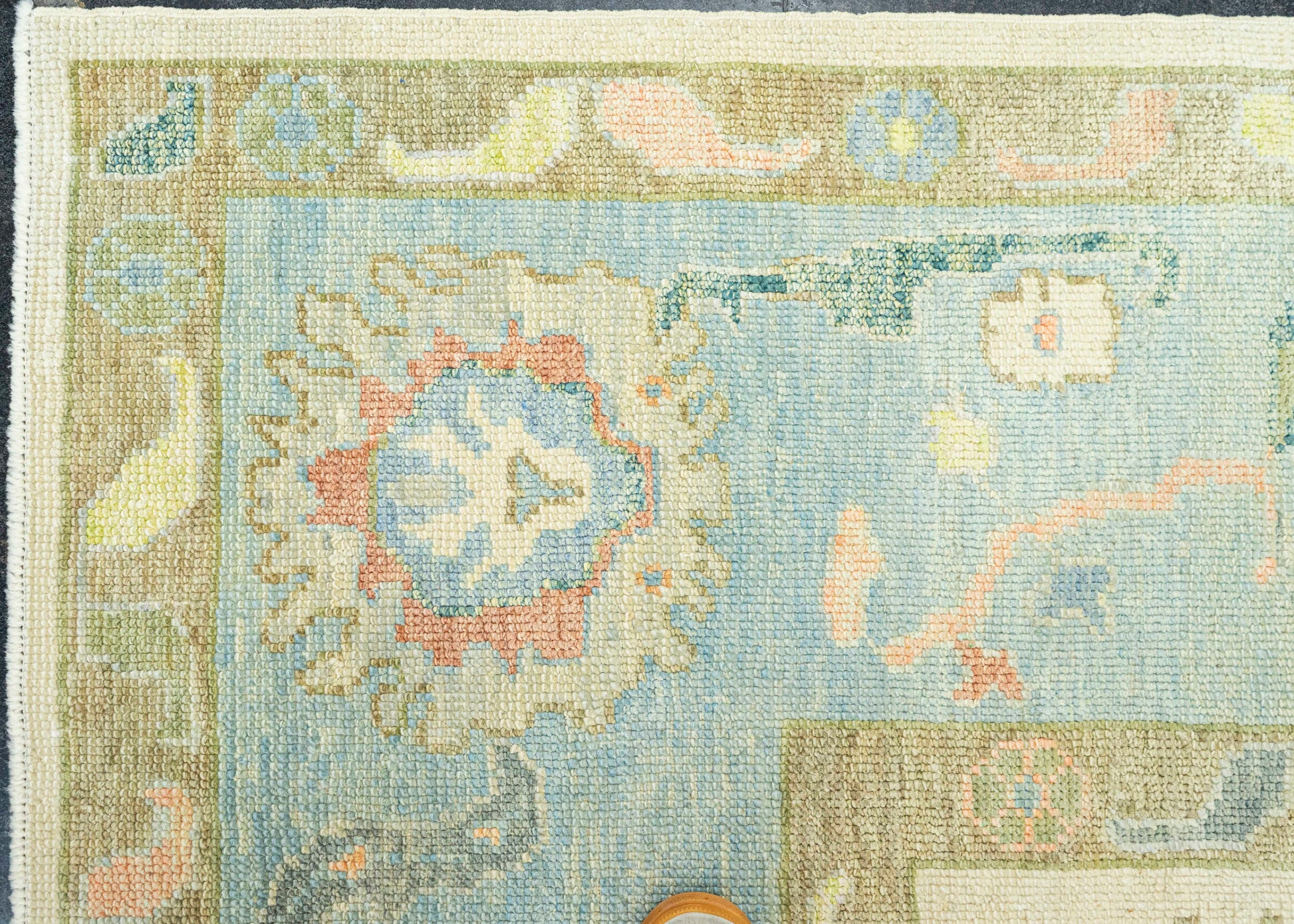 Turkish Oushak Rug 9'10" x 10'6" #22175