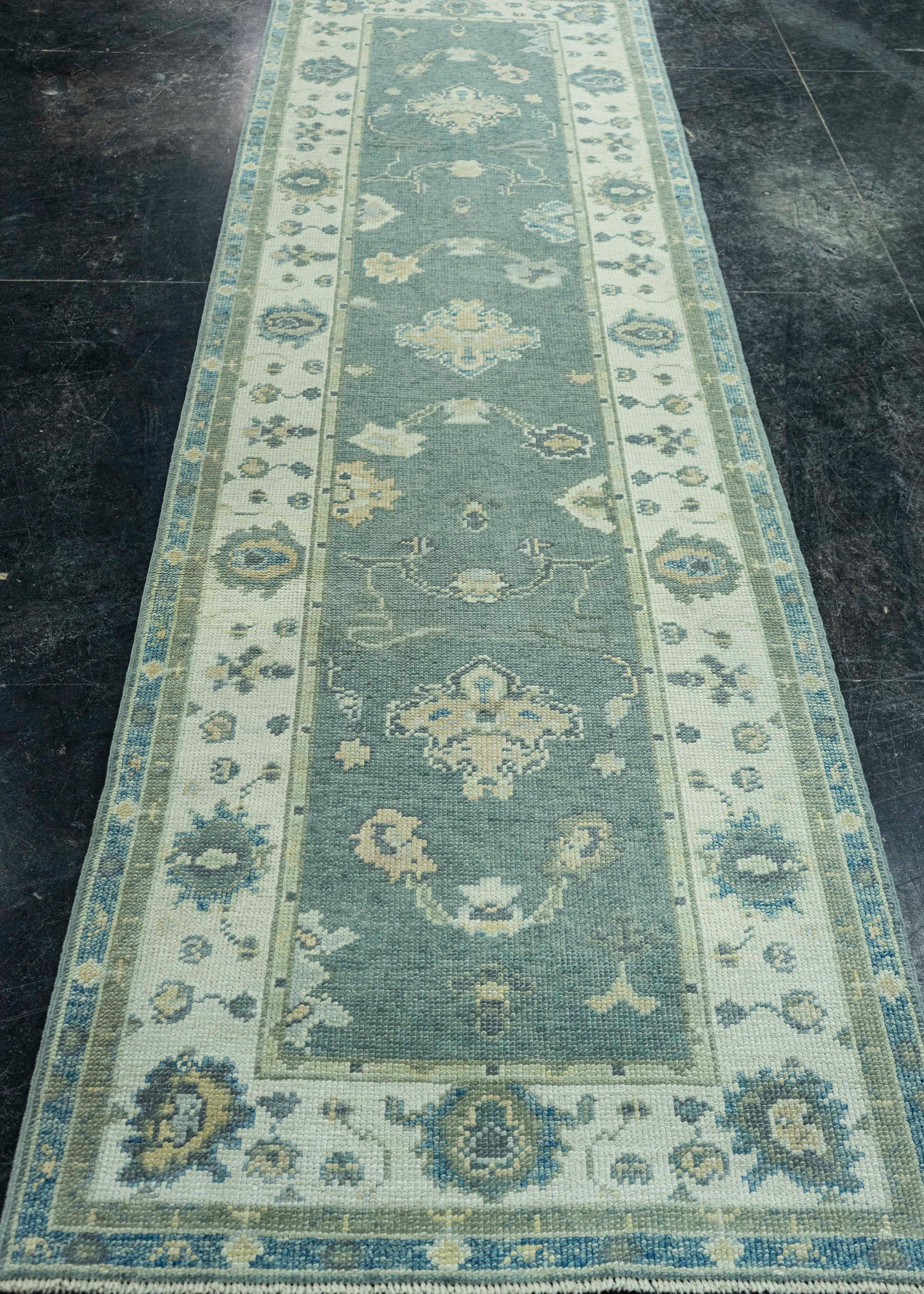 Turkish Oushak Rug 2'10" x 9'8" #19165