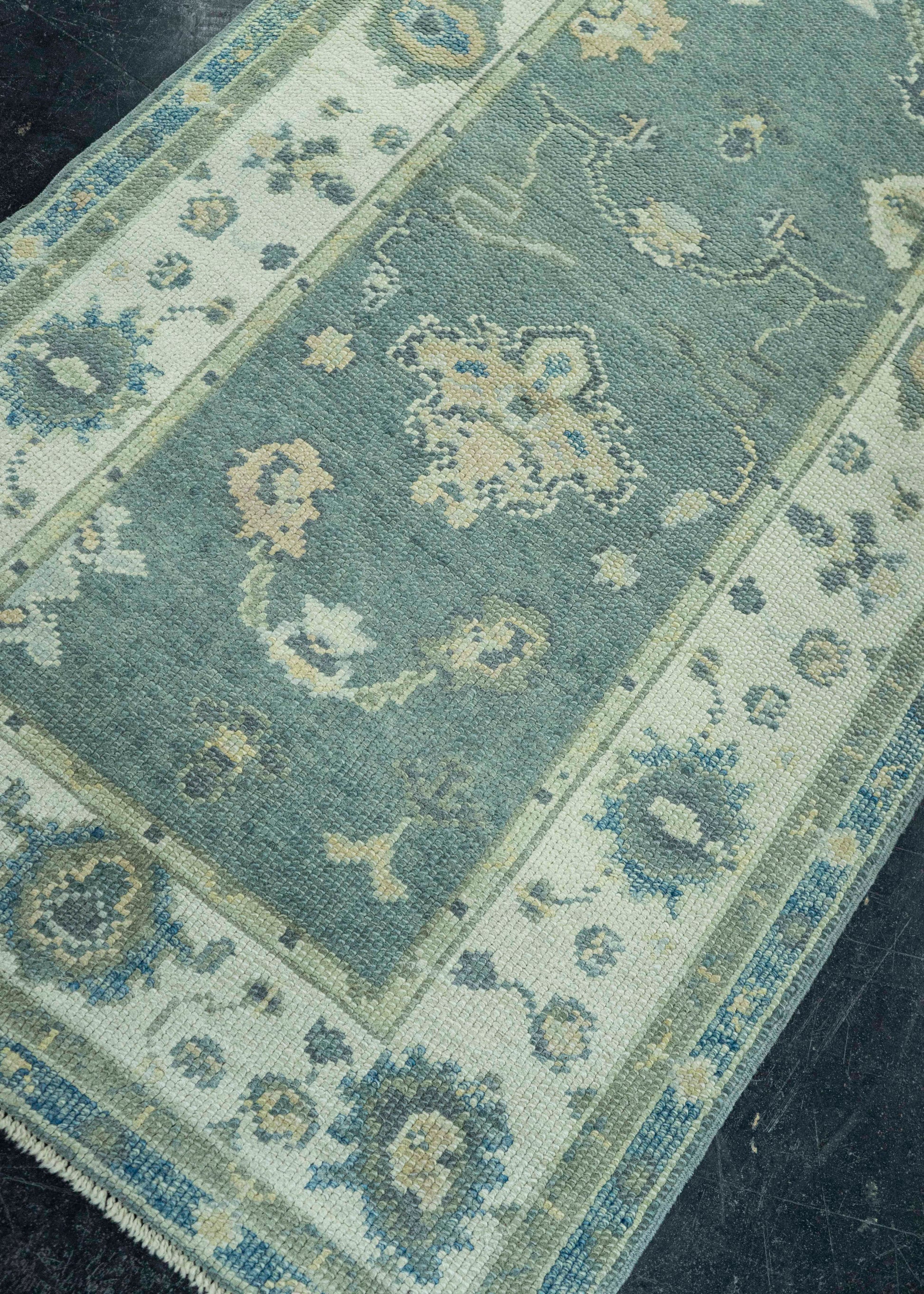 Turkish Oushak Rug 2'10" x 9'8" #19165