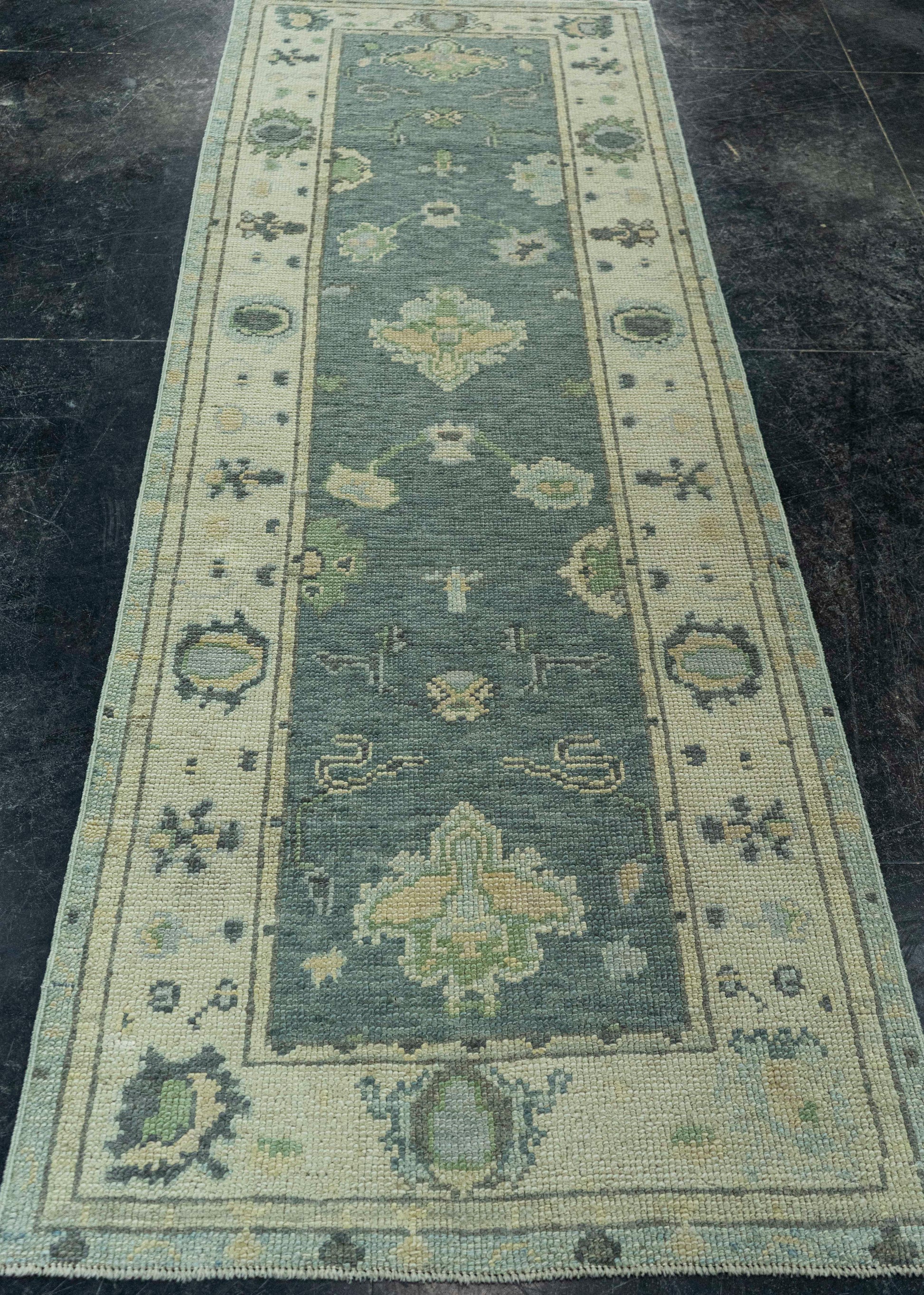 Turkish Oushak Rug 2'9" x 8'3" #19095