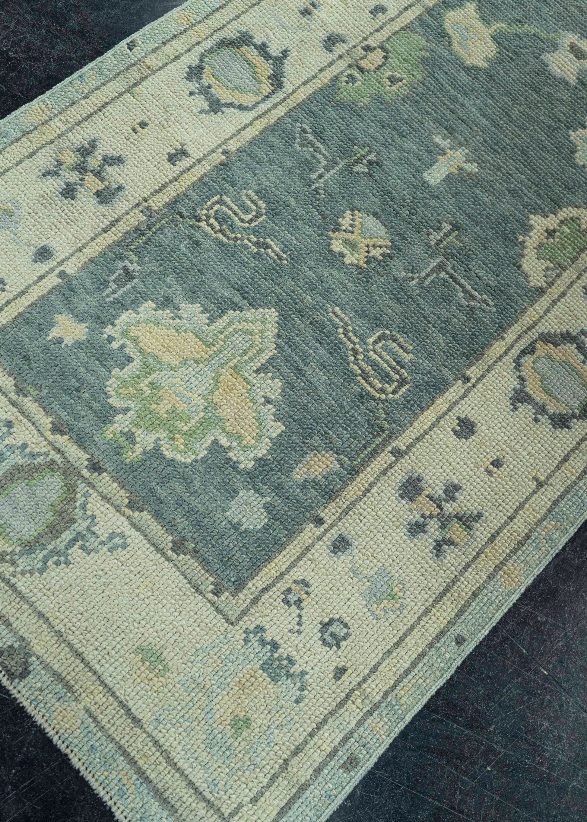 Turkish Oushak Rug 2'9" x 8'3" #19095