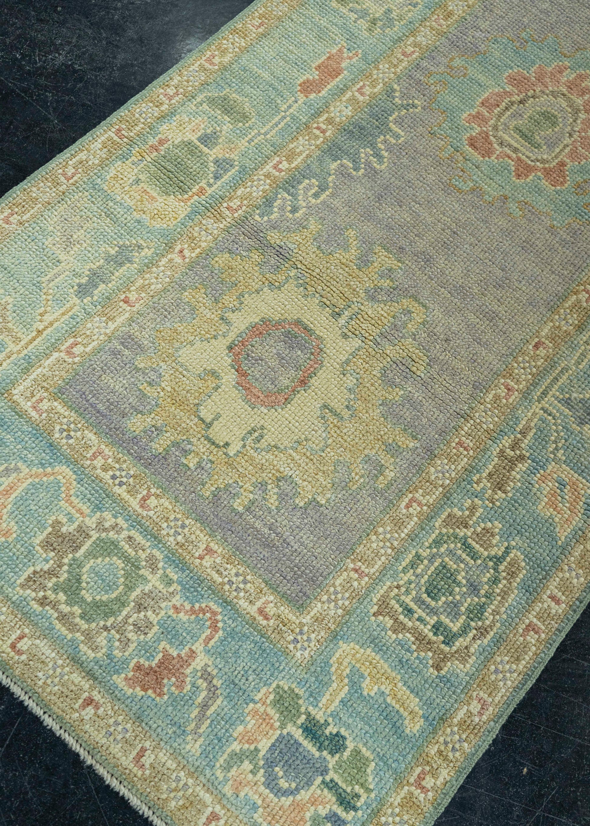Turkish Oushak Rug 2'9" x 8'8" #19160
