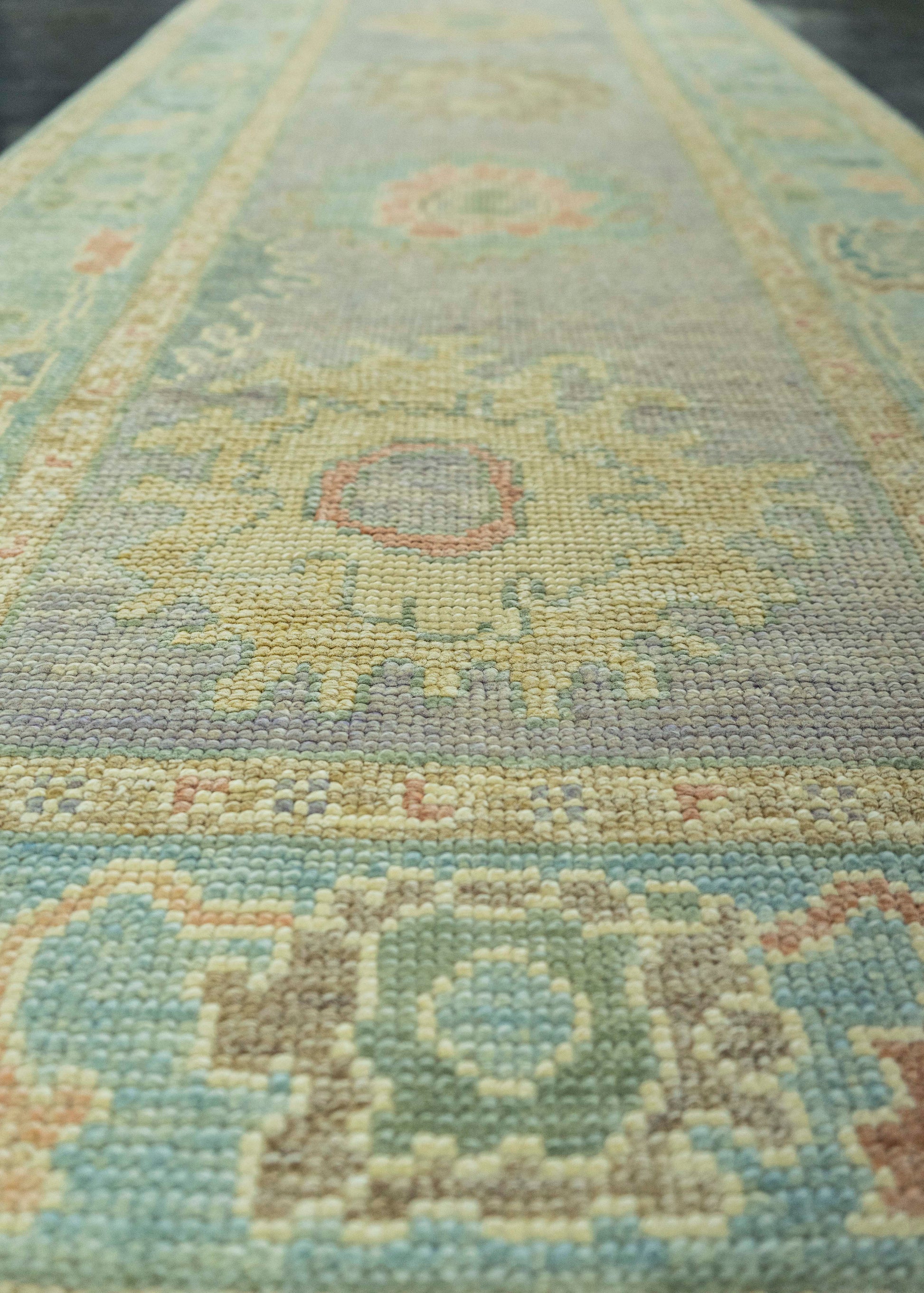 Turkish Oushak Rug 2'9" x 8'8" #19160