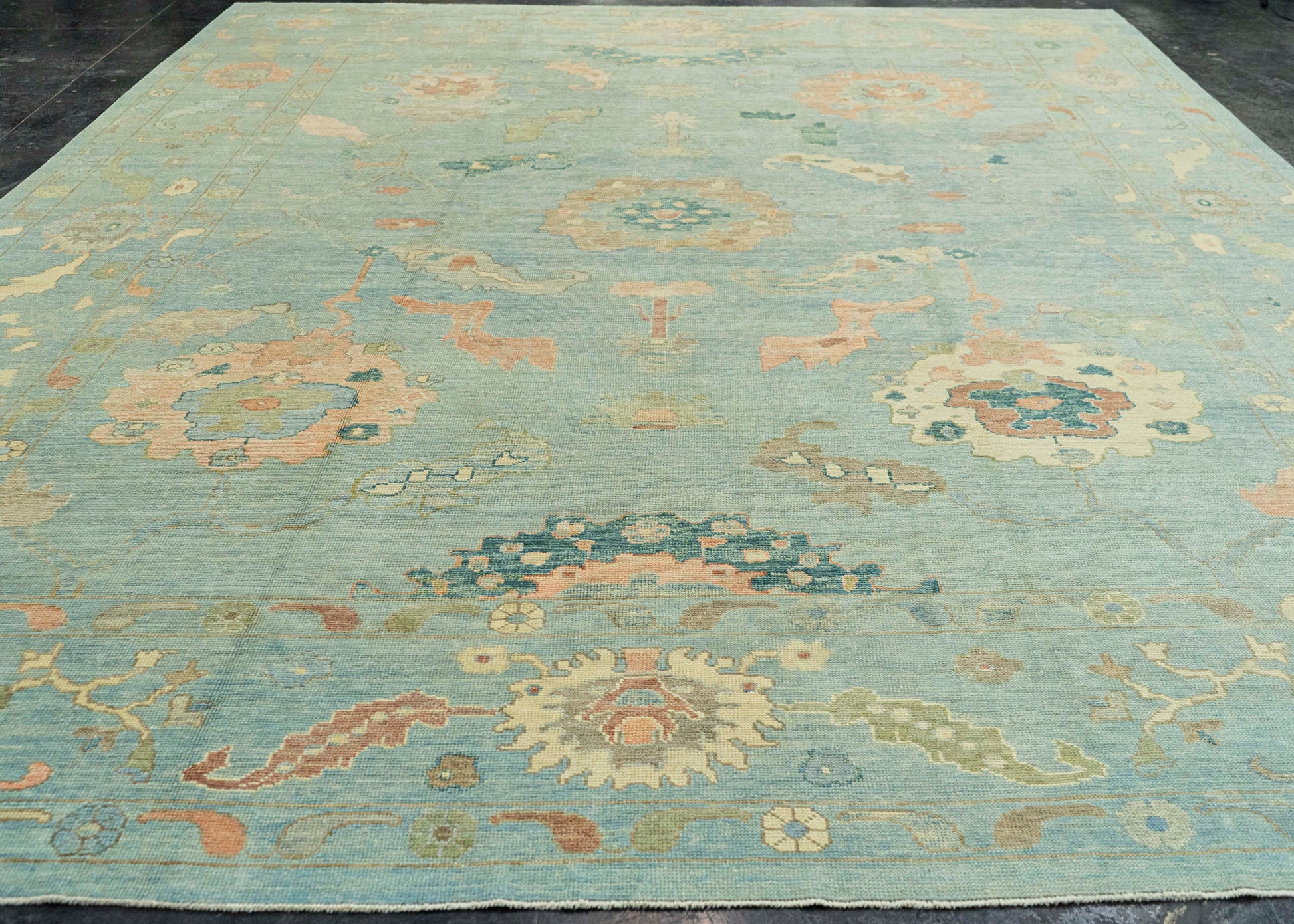 Turkish Oushak Rug 12'2" x 15'1" #22132