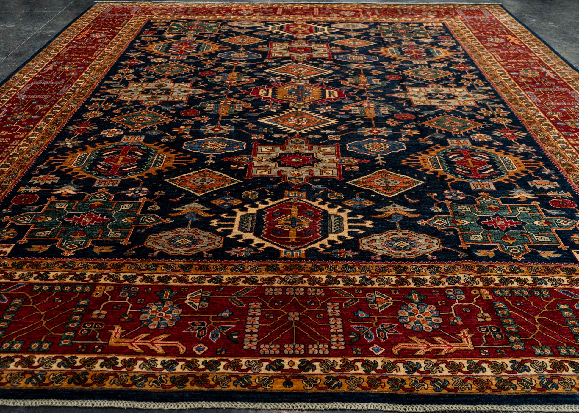 Oriental Handmade Rug  12'3" x 14'9" #22647
