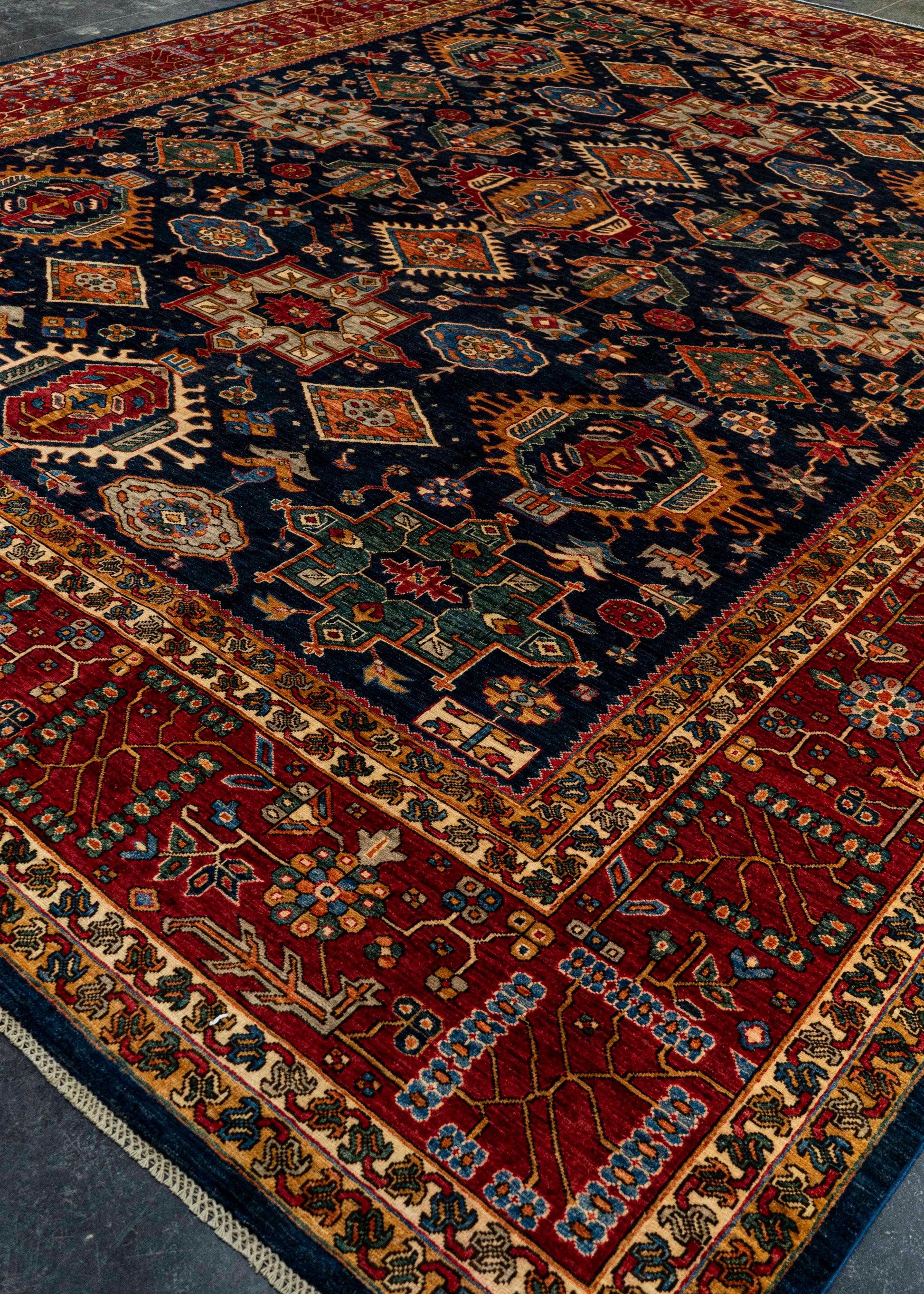 Oriental Handmade Rug  12'3" x 14'9" #22647
