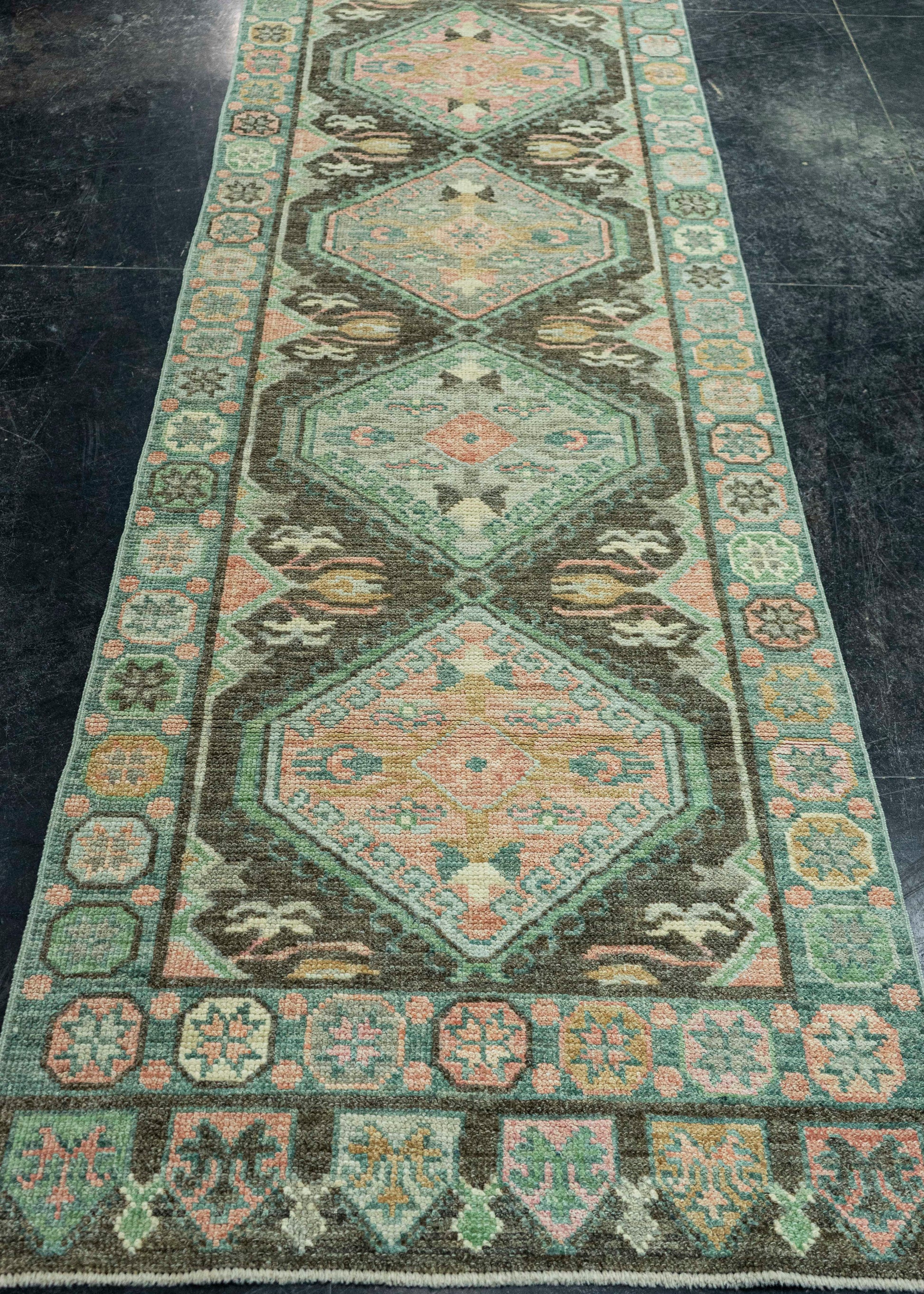 Turkish Oushak Rug 2'8" x 8'5" #20031
