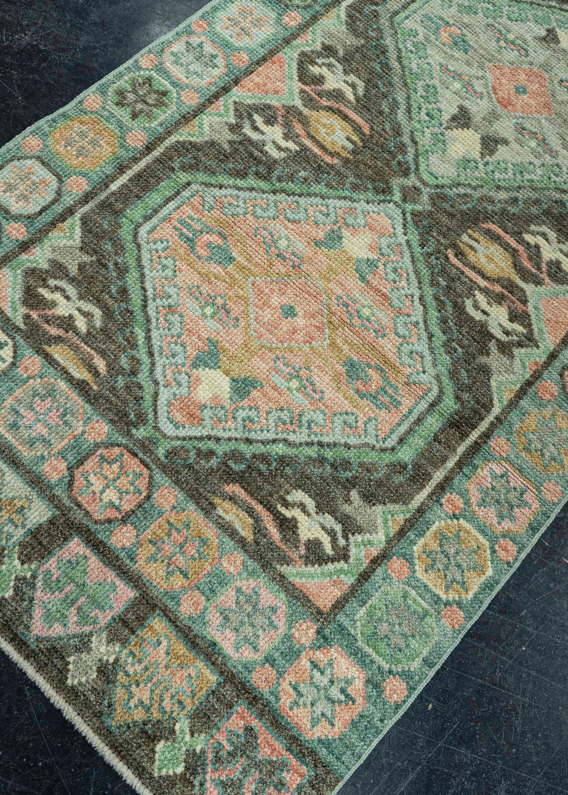 Turkish Oushak Rug 2'8" x 8'5" #20031