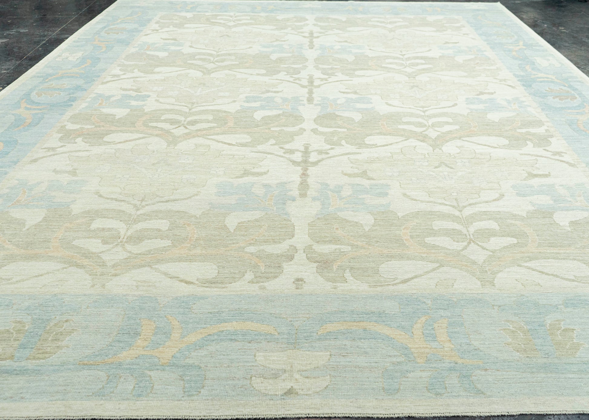 Turkish Oushak Antique Look Rug 12'2" x 16'5" #23032