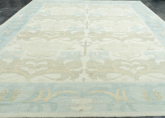 Turkish Oushak Antique Look Rug 12'2" x 16'5" #23032