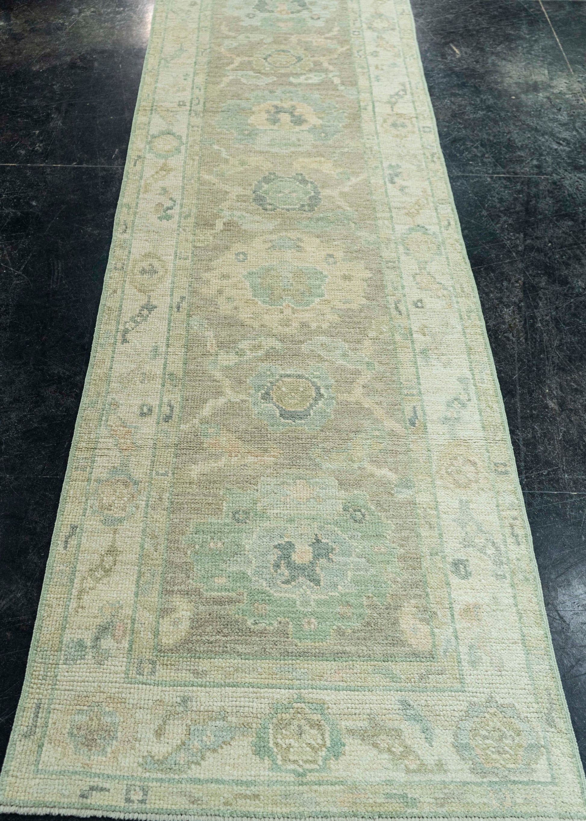 Turkish Oushak Rug 2'5" x 8'7" #19269