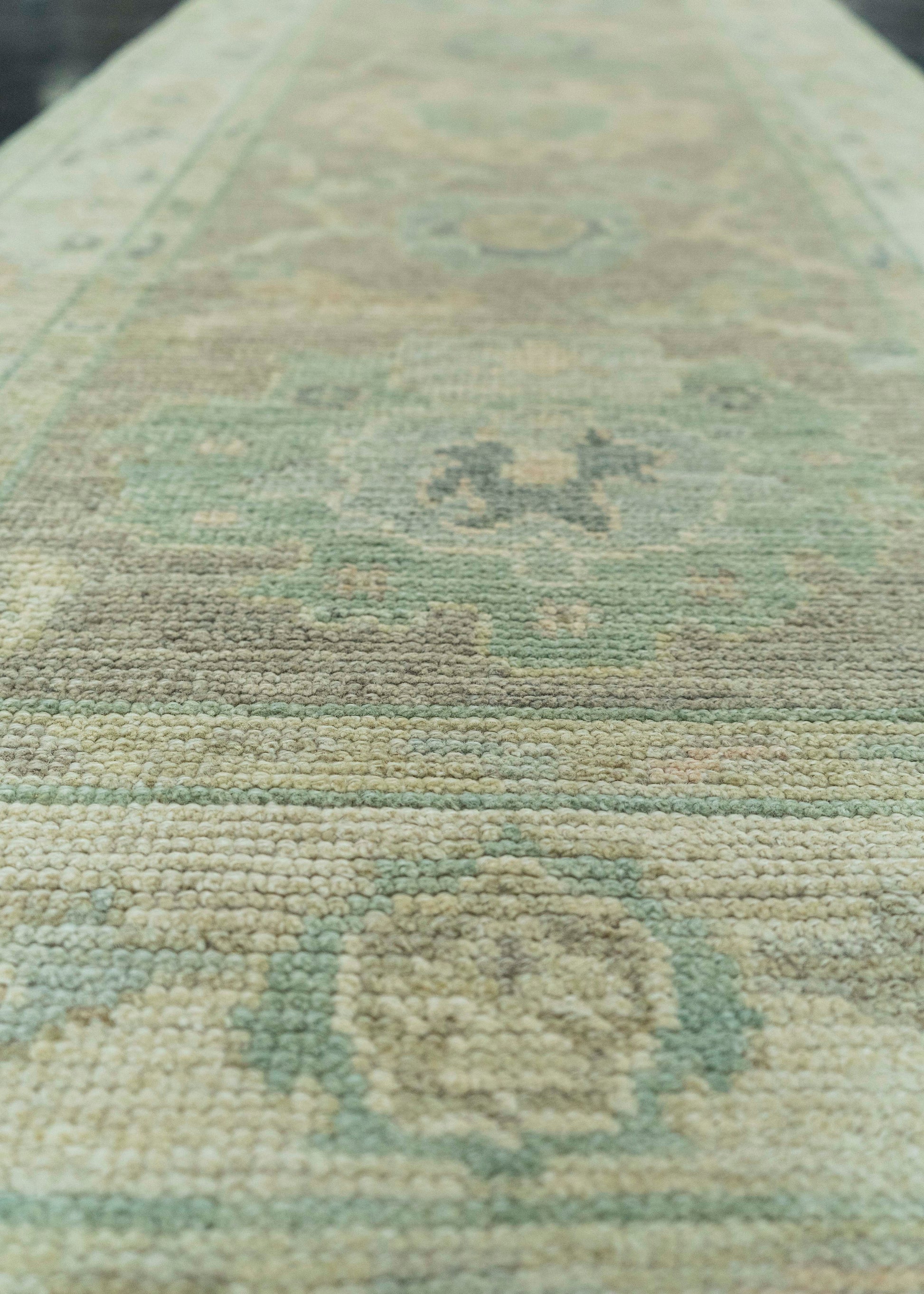 Turkish Oushak Rug 2'5" x 8'7" #19269