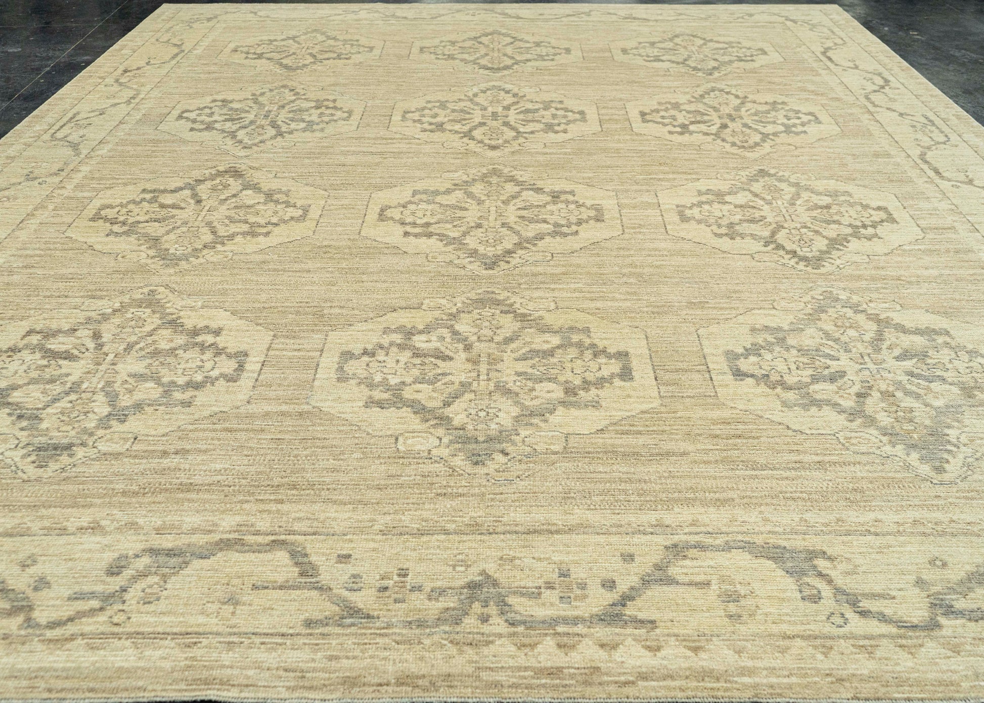 Turkish Oushak Rug 12'3" x 15'4" #23009