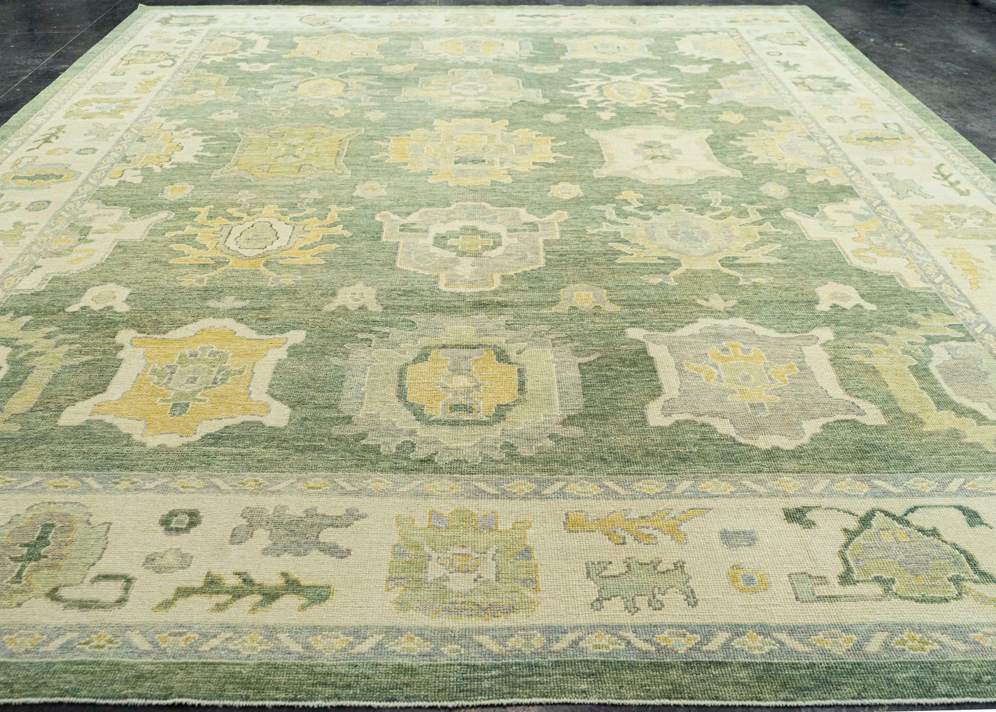 Turkish Oushak Rug 12'3" x 15'6" #22222