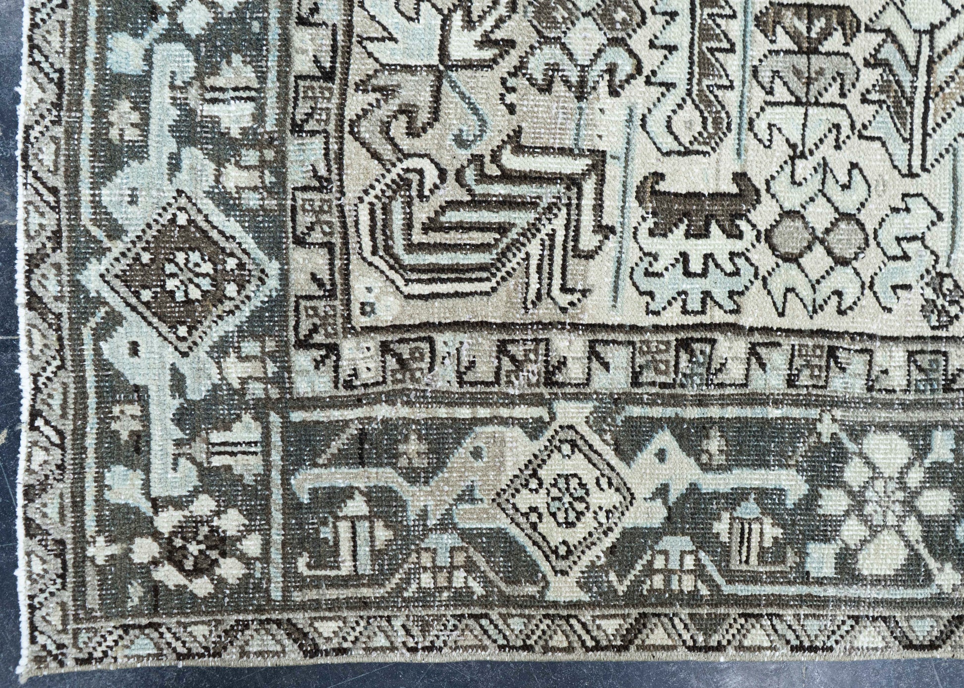 Turkish Vintage Rug 7'7" x 10'6" #16722