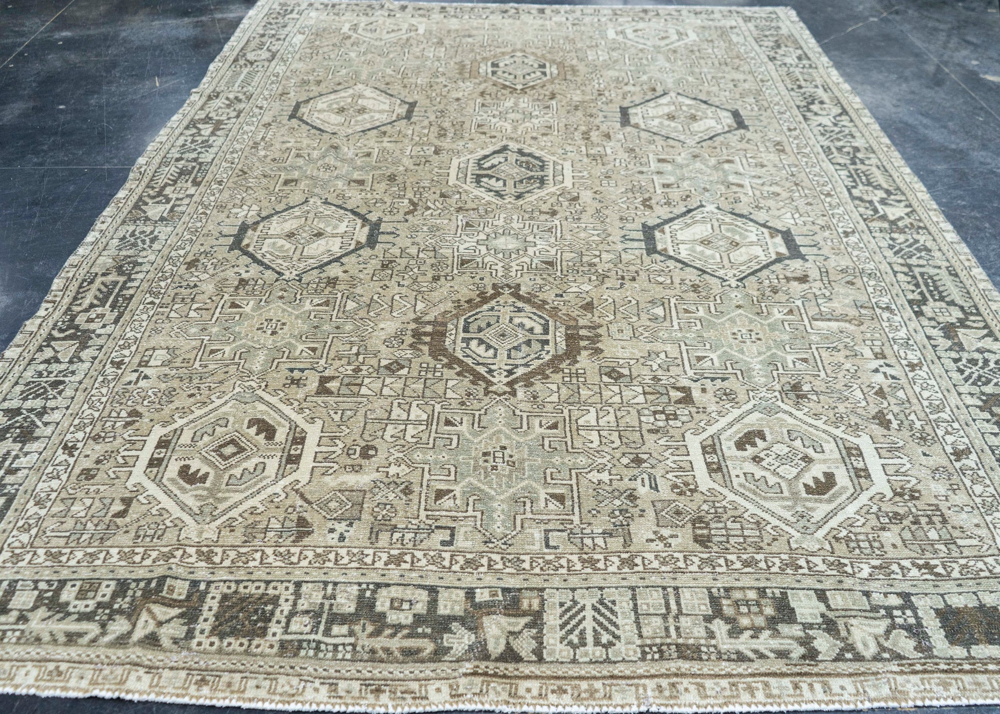 Turkish Vintage Rug 7'11" x 11' #16726