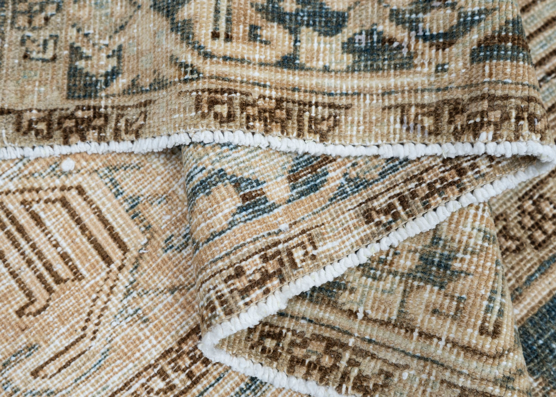 Antique Heriz Rug 7'6" x 10'4" #16898