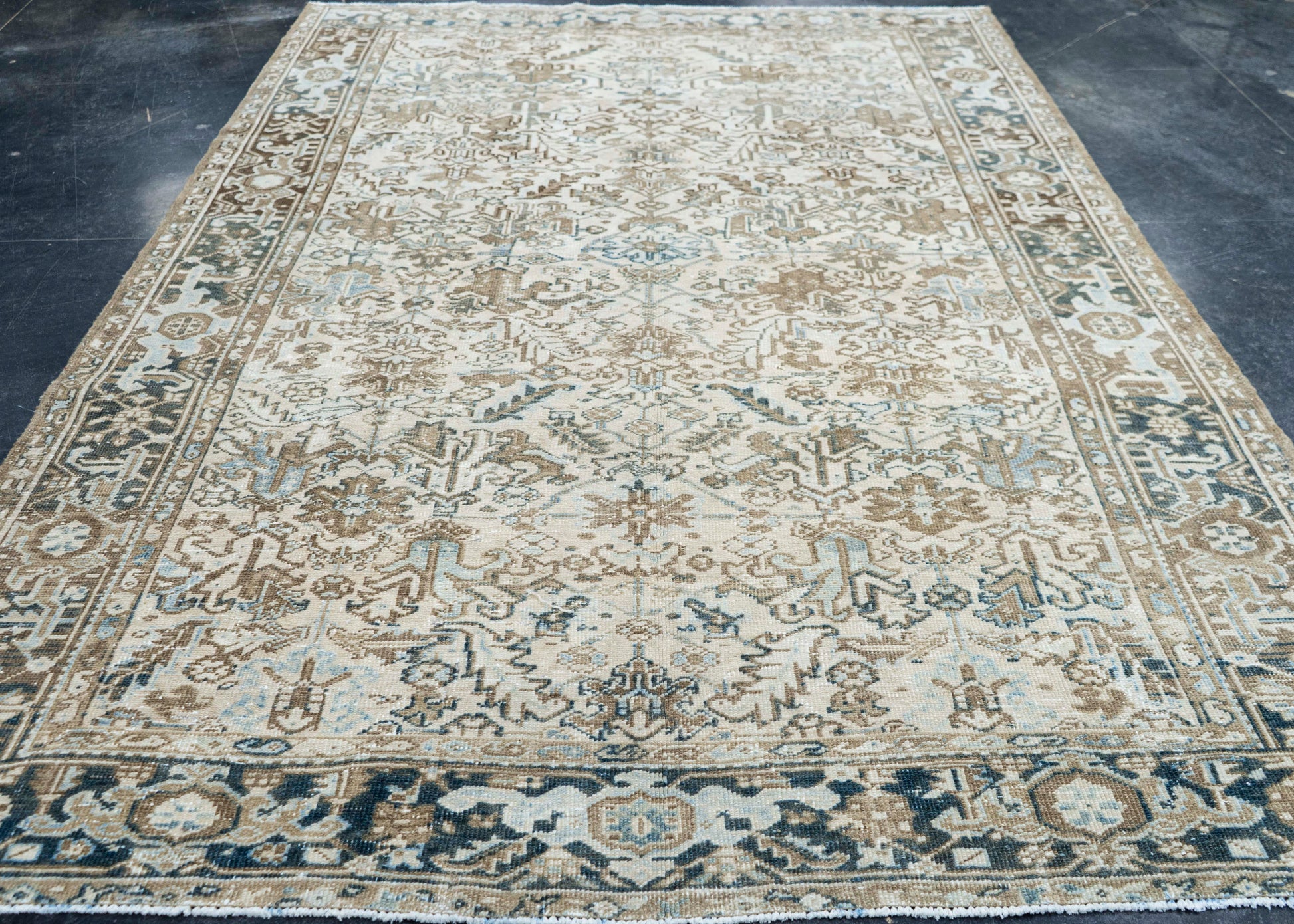 Turkish Vintage Rug 7'4" x 10'5" #16899