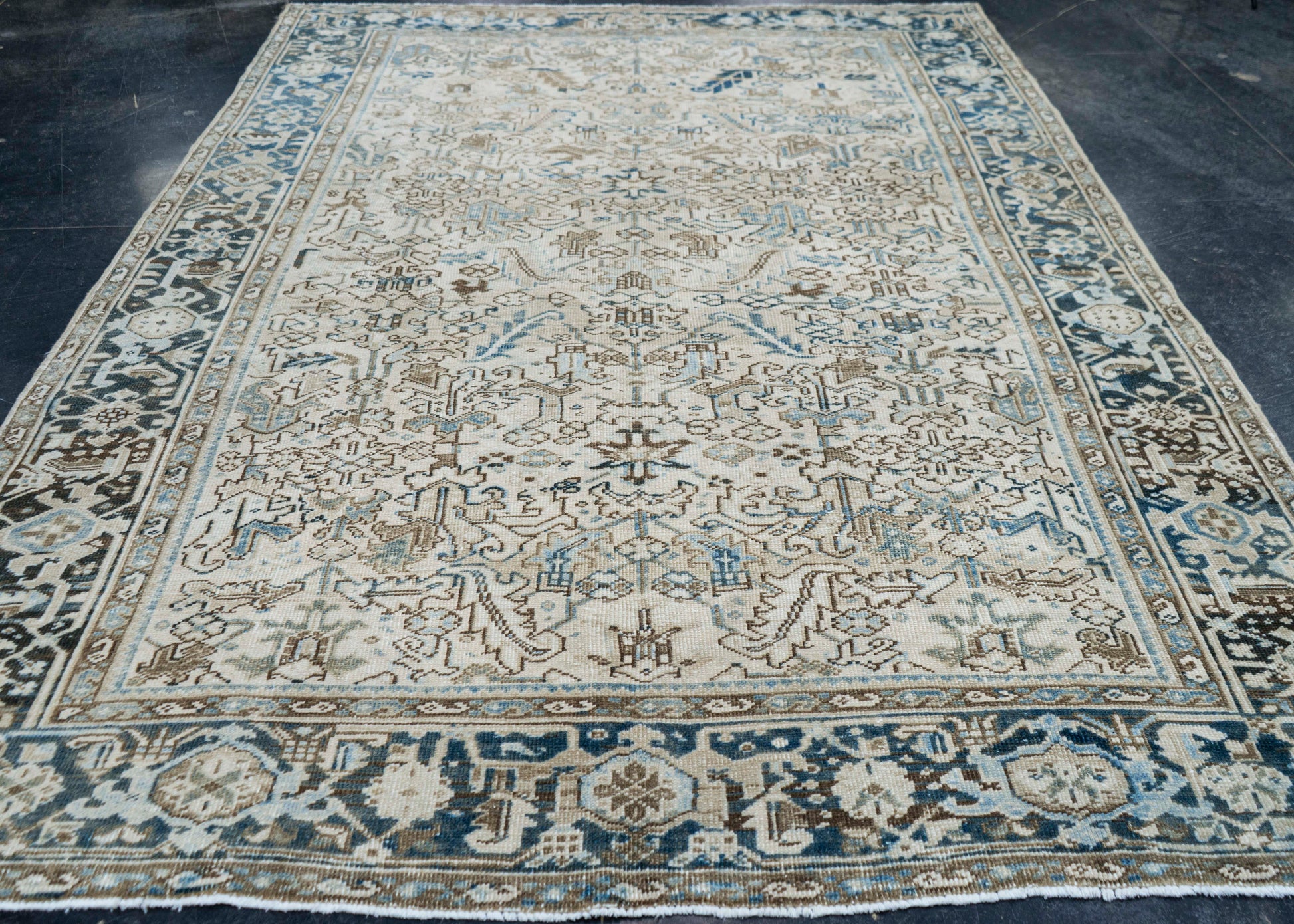 Turkish Vintage Rug 7'4" x 10' #16867