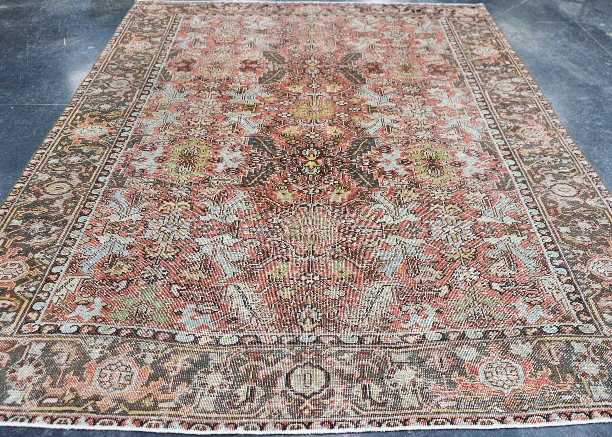 Turkish Vintage Rug 7'4" x 9'5" #16868